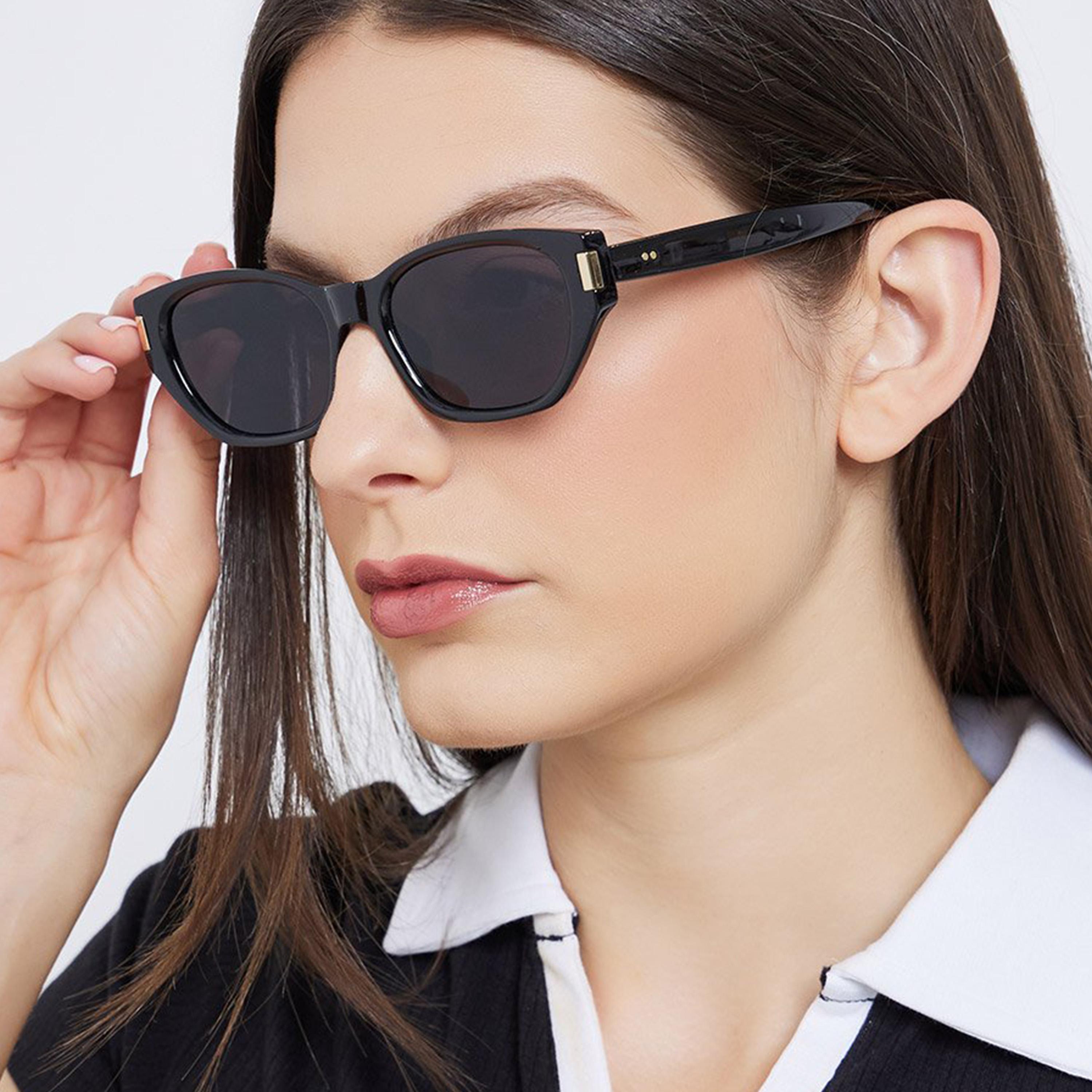 Styli Metallic Accent Cat Eye Sunglasses-women-sunglasses-image-2
