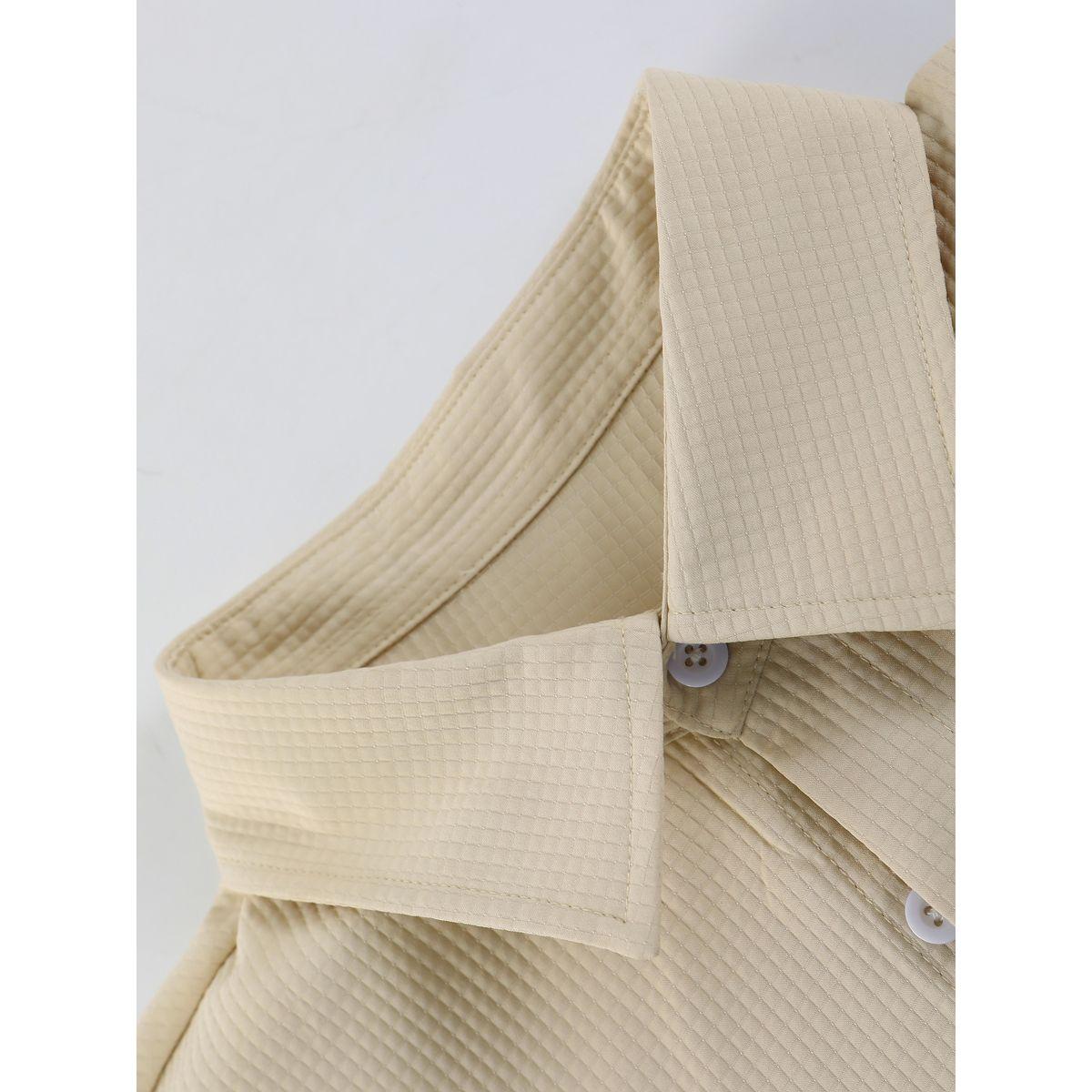 Styli Textured Regular Fit Shirt with Flap Pocket-men-clothing-shirts-image-4