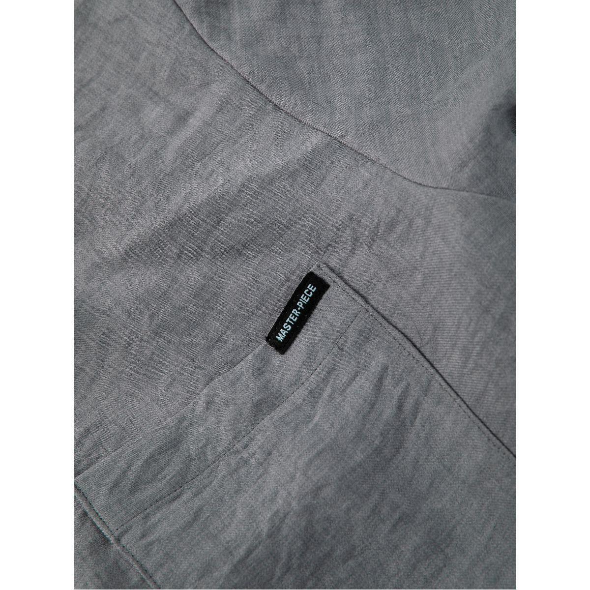 Styli Men Grey Solid Pocket Detail Shirt and Pants Co-Ords-men-clothing-coordsets-image-4