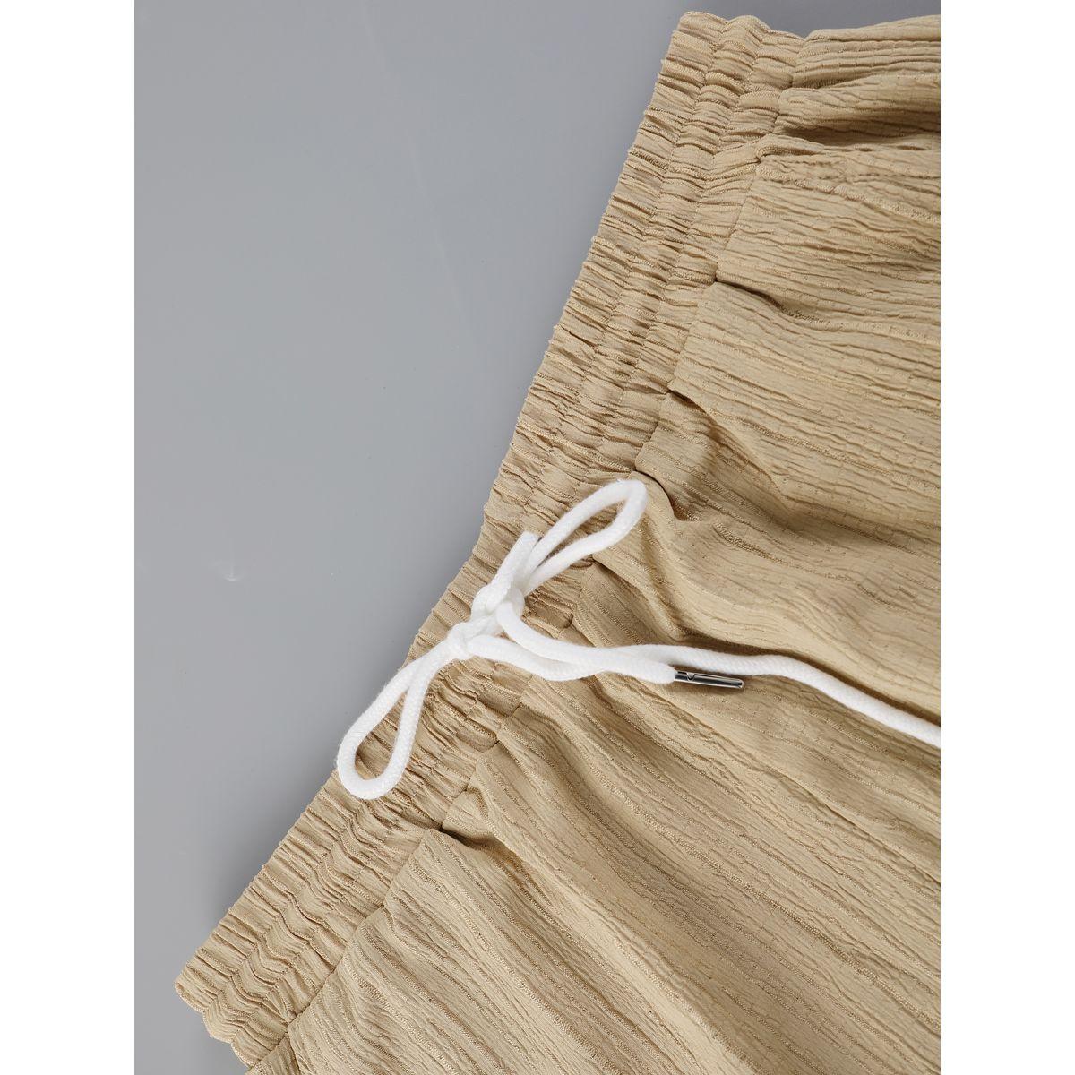 طقم منسق من شورت وقميص بتفاصيل بارزة الملمس-men-clothing-coordsets-image-5