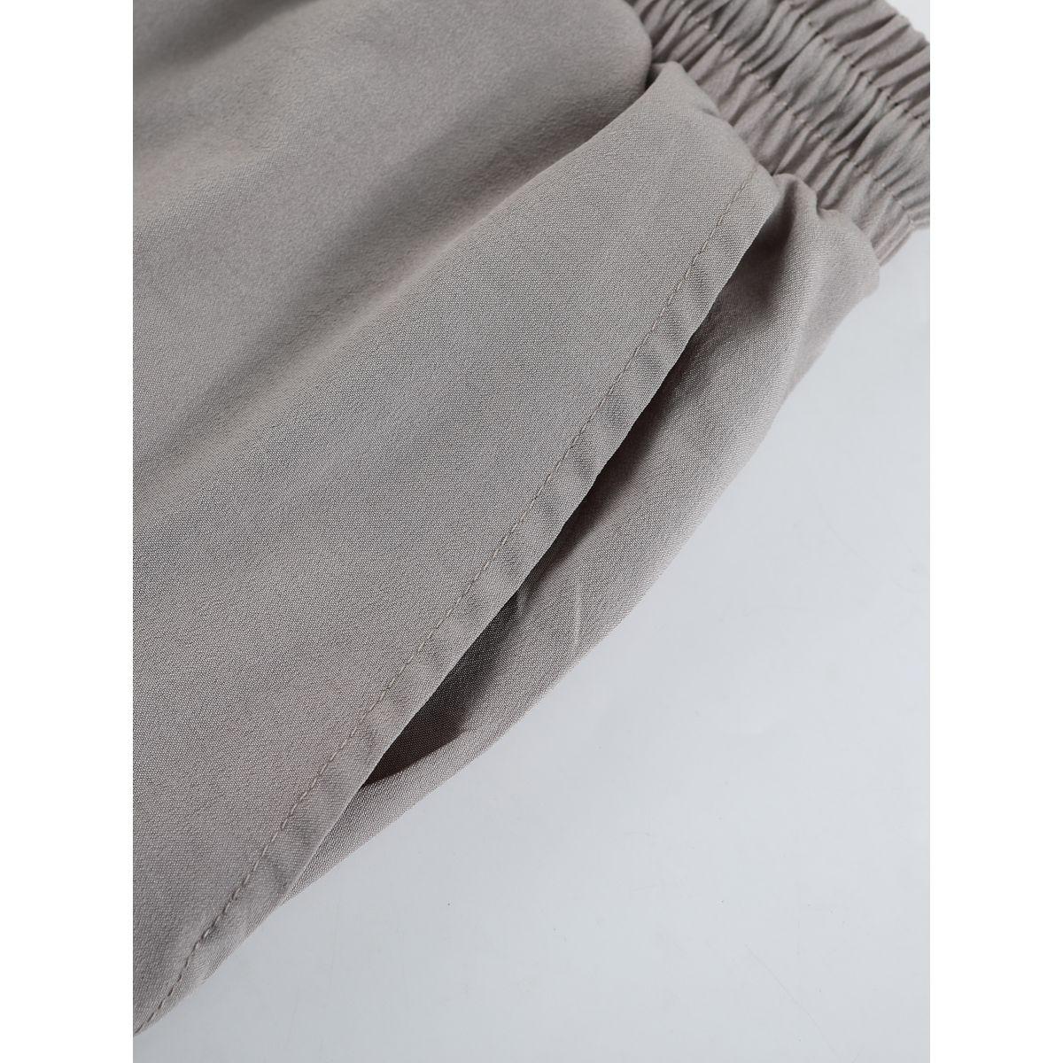 Styli Solid Pocket Detail Shirt and Shorts Co-Ords-men-clothing-coordsets-image-6