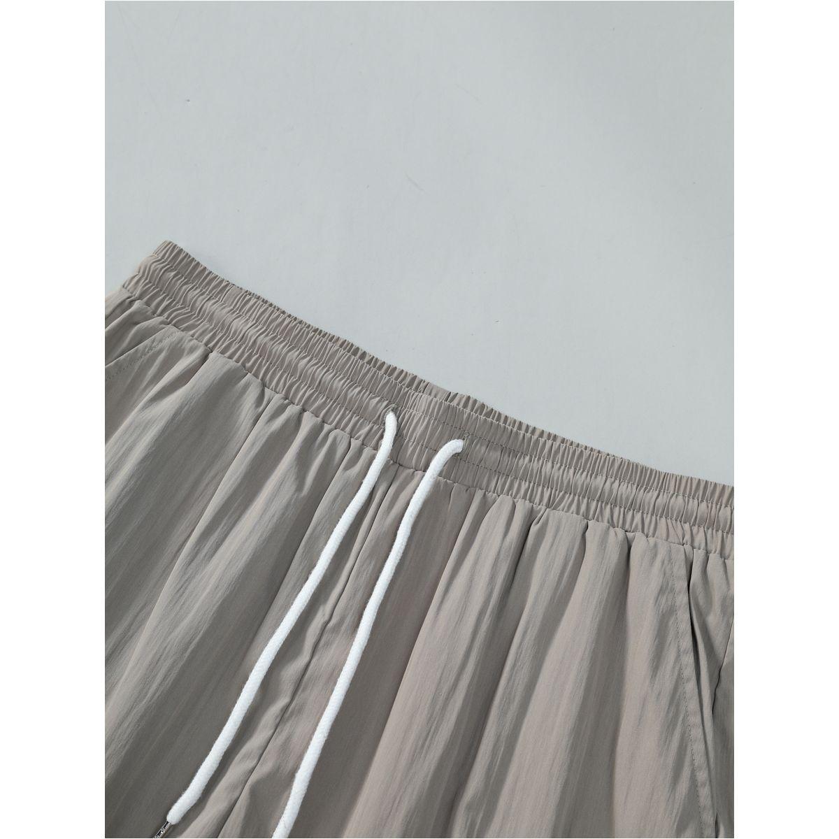 Styli Men Beige Solid Pocket Detail Shirt and Shorts Co-Ords-men-clothing-coordsets-image-5