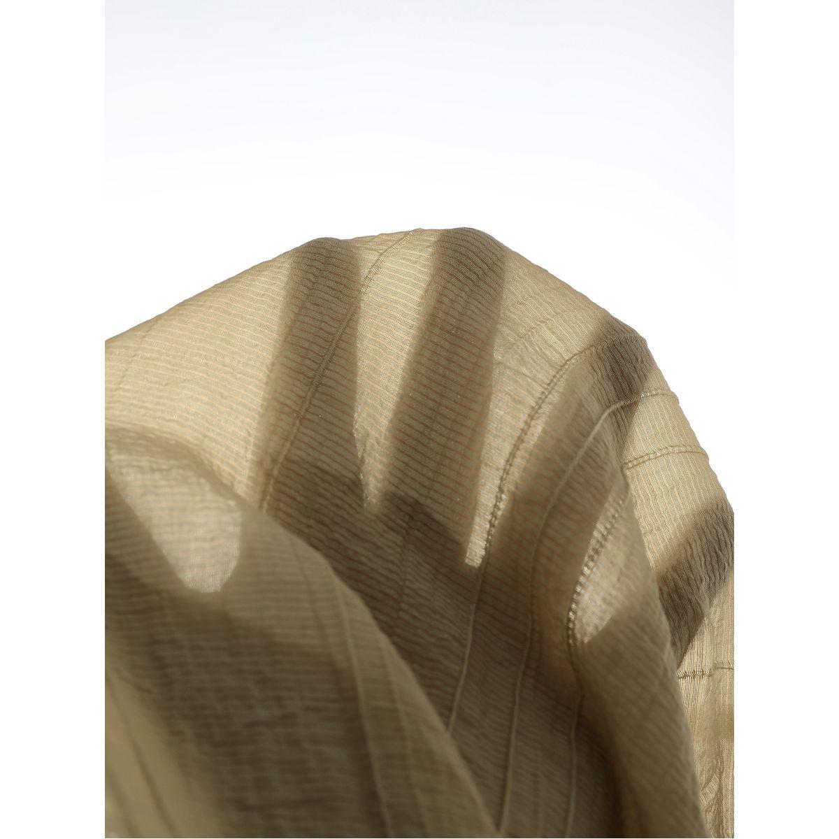 Styli Men Beige Textured Drawstring Front T-Shirt-men-clothing-tshirtsandpolos-tshirts-image-6