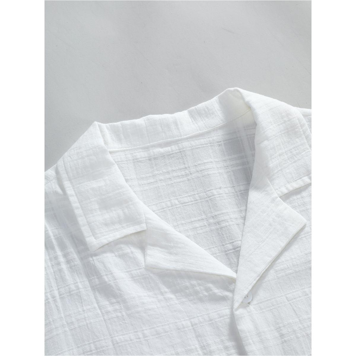 قميص بقصة عادية وتفاصيل أزرار-men-clothing-shirts-image-3