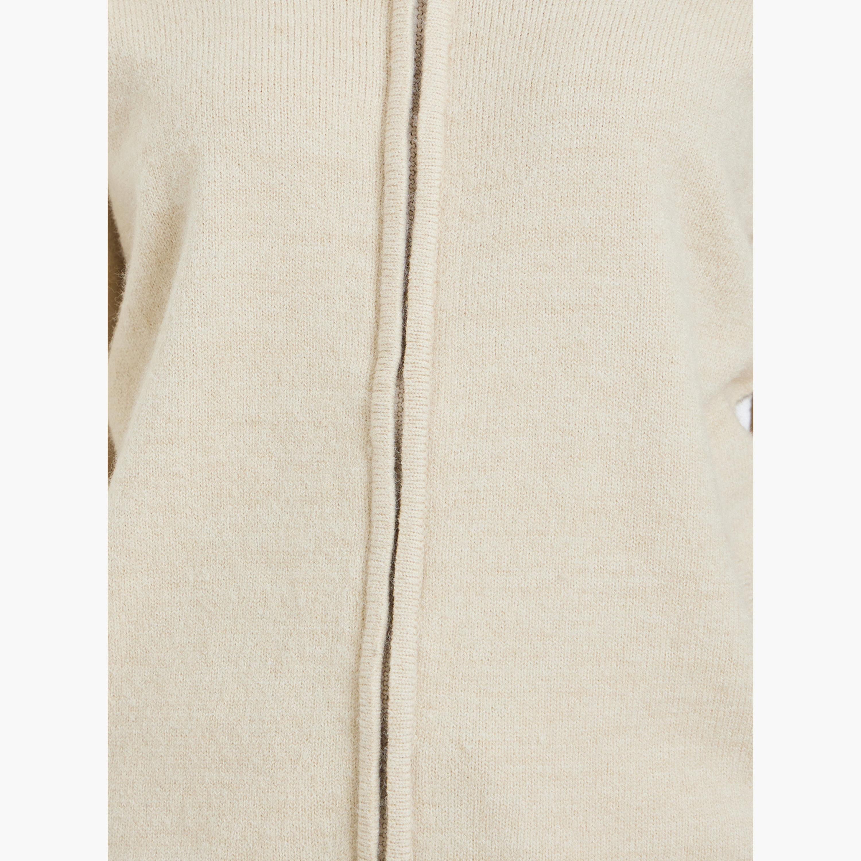 ستايلي - بلوزة بيج محبوكة مكشوفة الكتفين بسحاب أمامي-women-clothing-shirtsandblouses-blouses-image-6