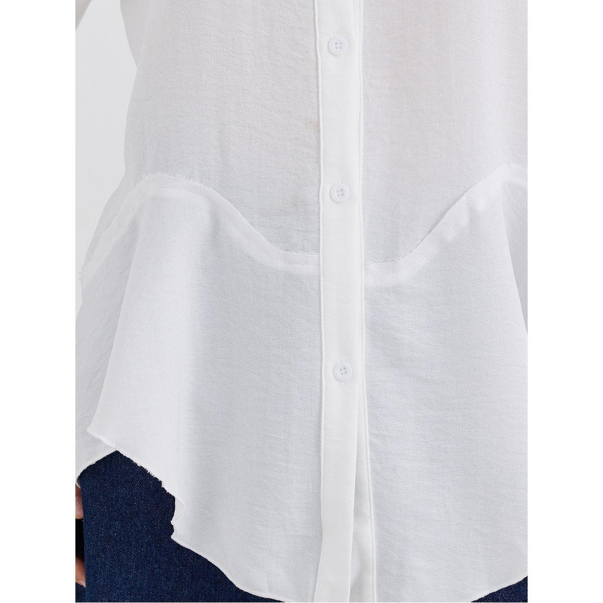 بلوزة فضفاضة سادة بحافة غير متماثلة-women-clothing-shirtsandblouses-shirts-image-5