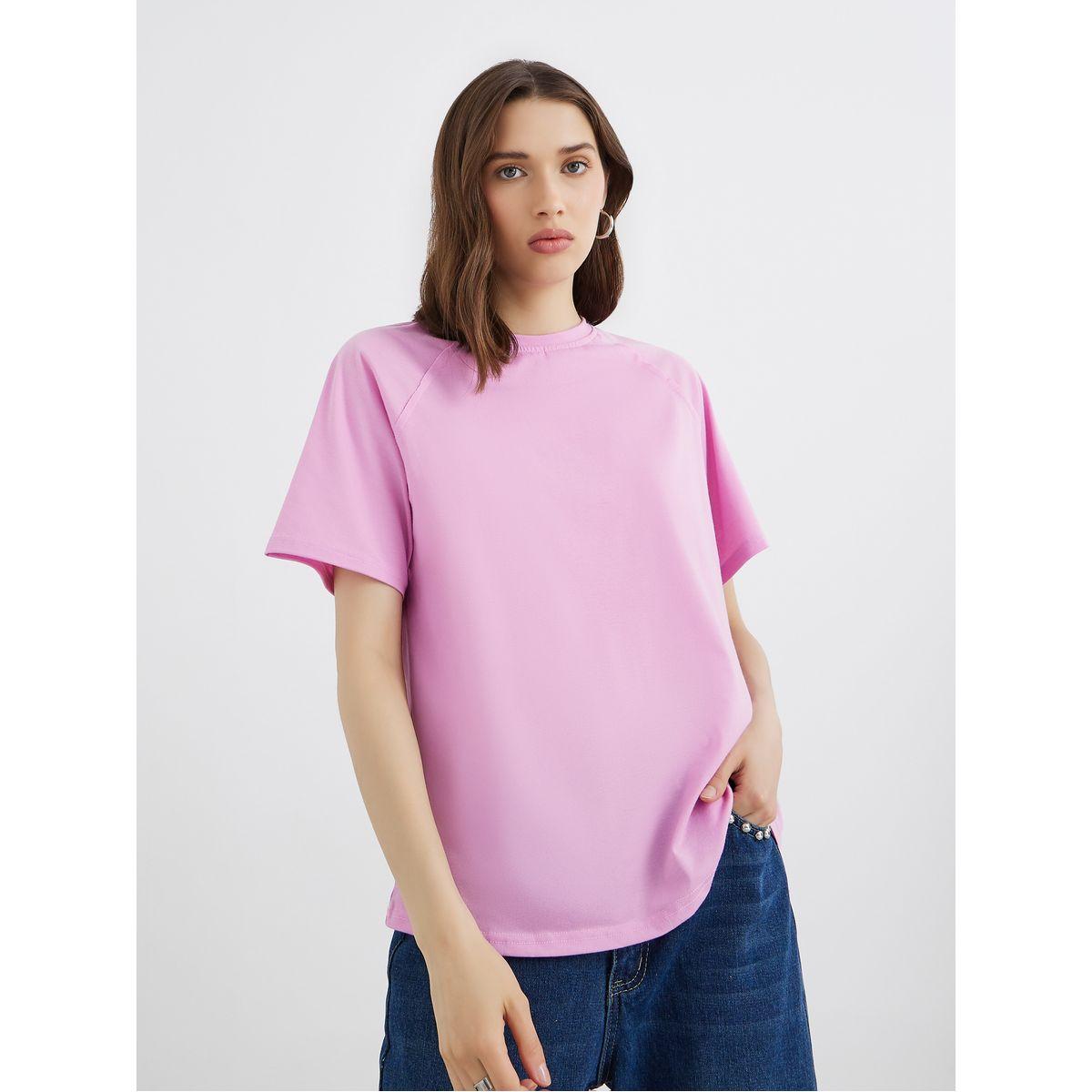 Styli Solid Raglan Short Sleeve Oversized T-Shirt-women-clothing-tshirts-image-3