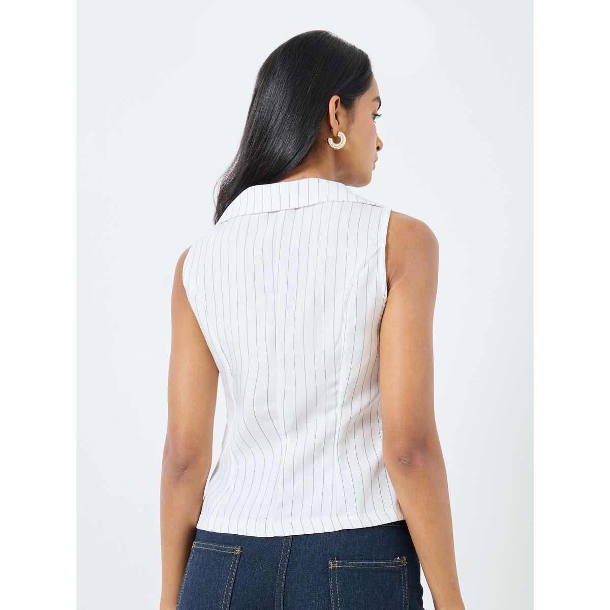 Styli Striped Sleeveless Buttoned Shirt-women-clothing-shirtsandblouses-shirts-image-4