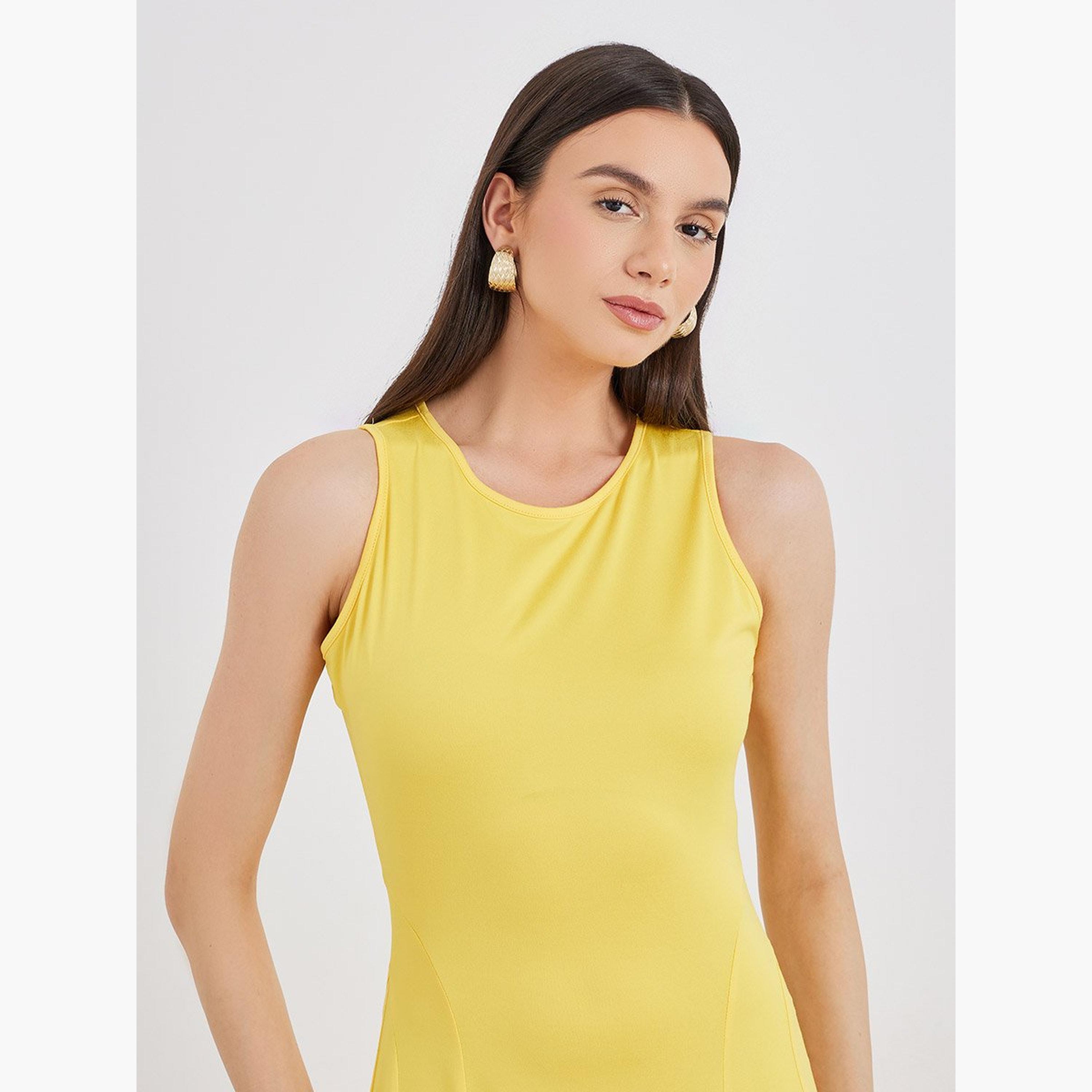 Take Two Solid Knitted Sleeveless A-Line Midi Dress-women-clothing-dresses-image-4