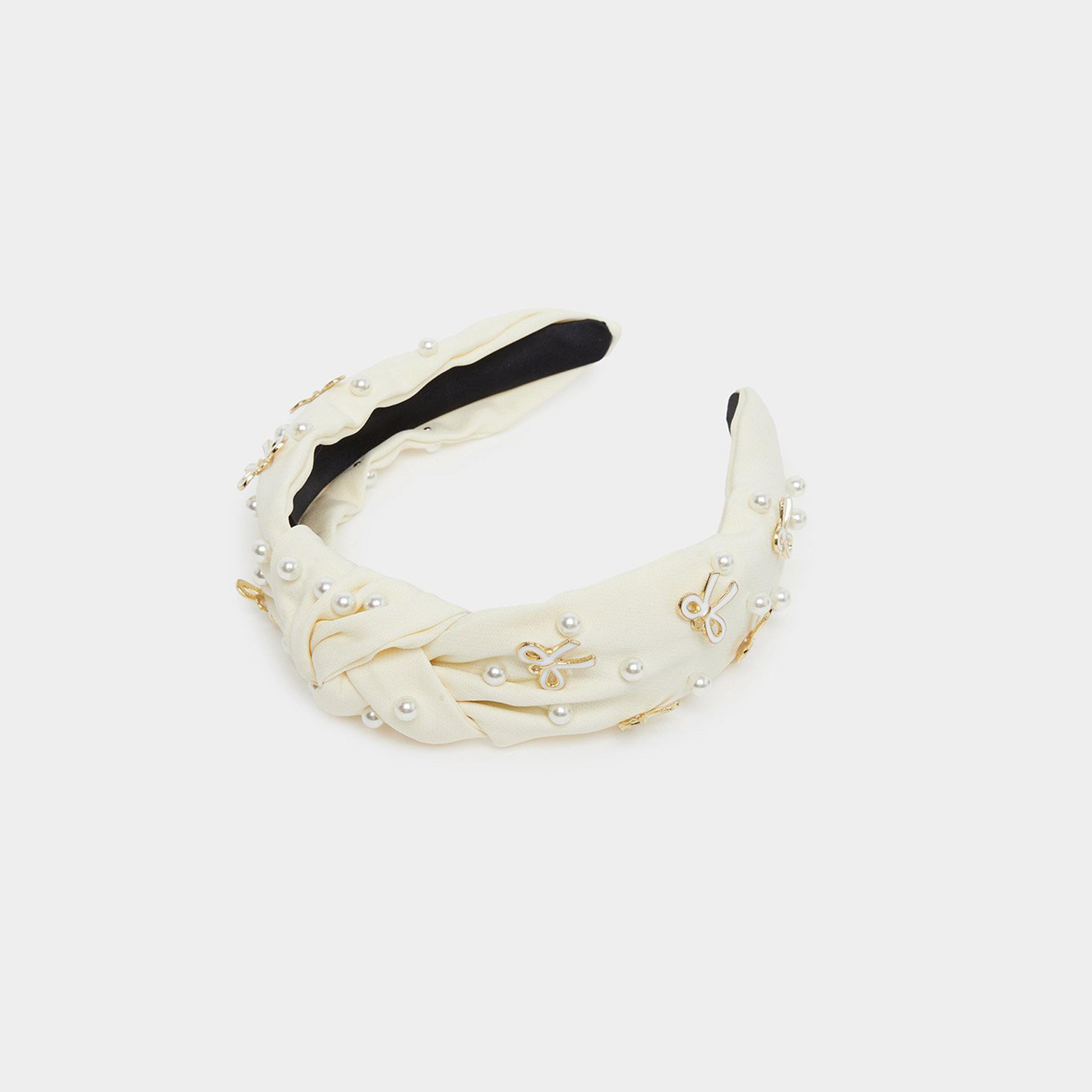 طوق رأس بتفاصيل فيونكة-women-hairaccessories-image-1