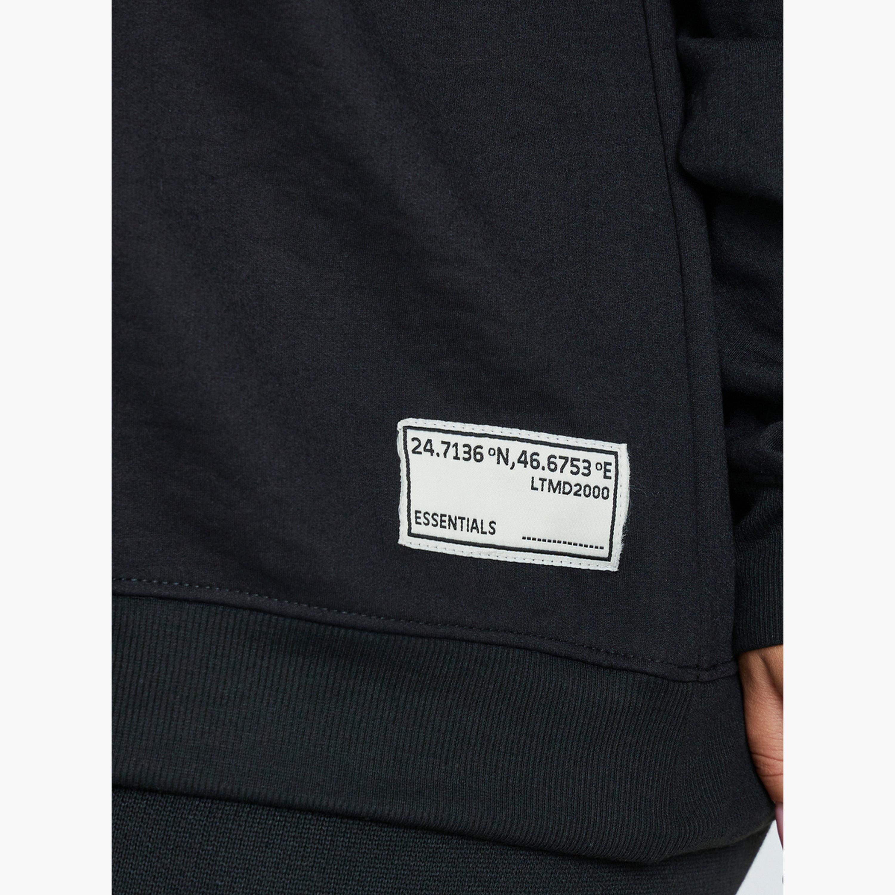ستايلي - سويت شيرت طويل مقاس كبير اوفر سايز -women-winterwear-hoodiesandsweatshirts-sweatshirts-image-4