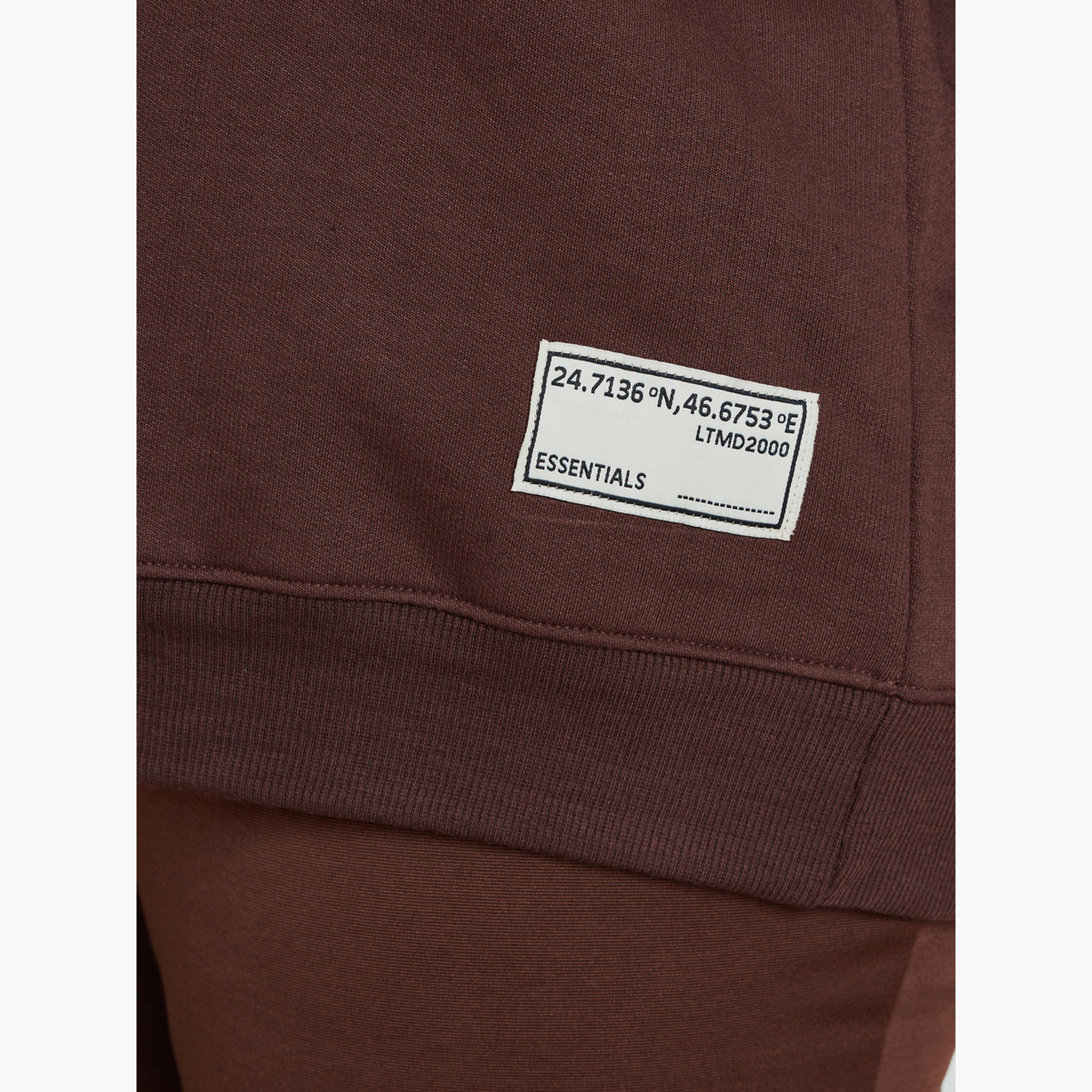 ستايلي - سويت شيرت طويل مقاس كبير اوفر سايز -women-winterwear-hoodiesandsweatshirts-sweatshirts-image-3