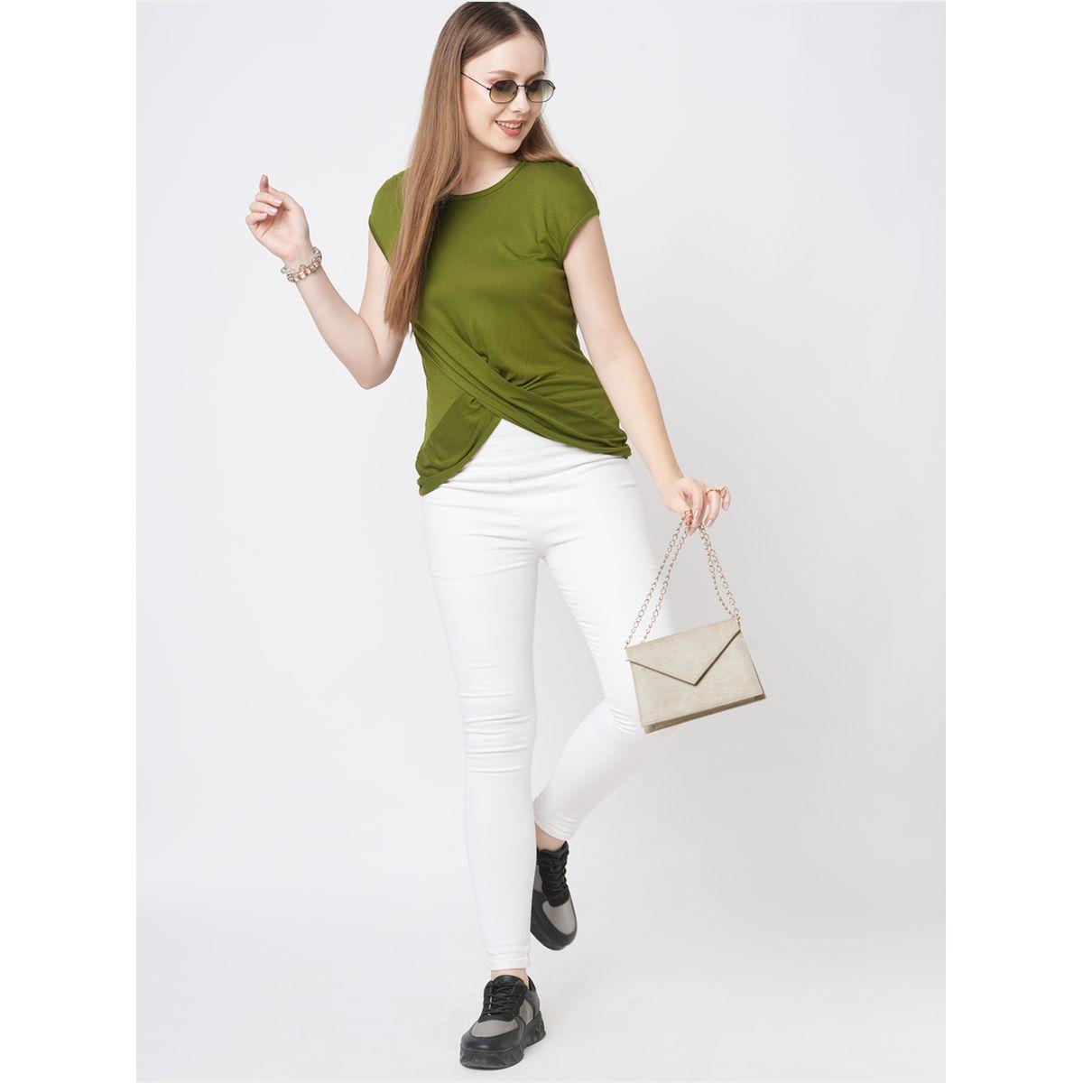 تيشيرت سادة بأكمام قصيرة-women-clothing-tshirts-image-1