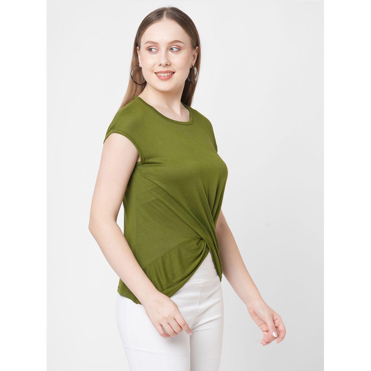تيشيرت سادة بأكمام قصيرة-women-clothing-tshirts-image-3