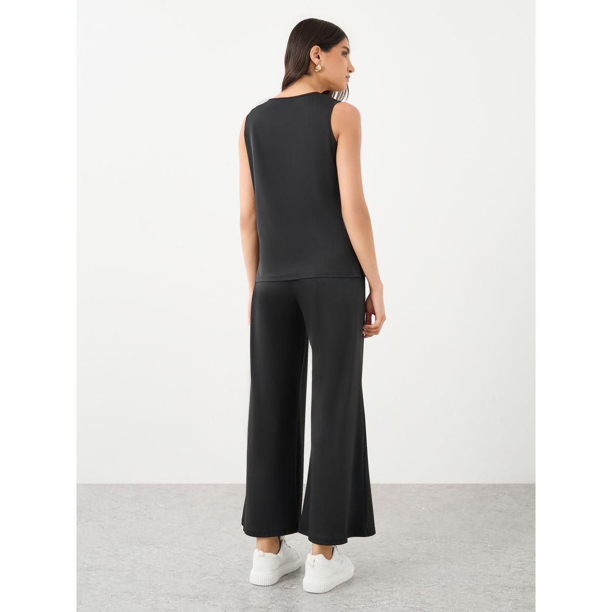 طقم منسق من بنطال وبلوزة بدون أكمام-women-clothing-coordsets-image-5