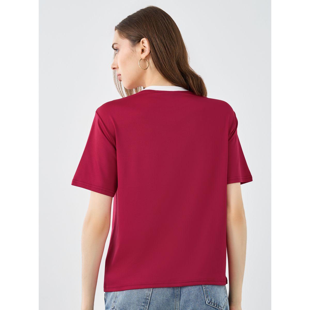 Styli Slogan Print Regular Fit T-Shirt-women-clothing-tshirts-image-4