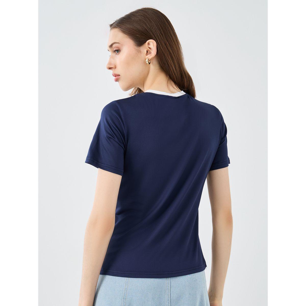 Styli Slogan Print Regular Fit T-Shirt-women-clothing-tshirts-image-5