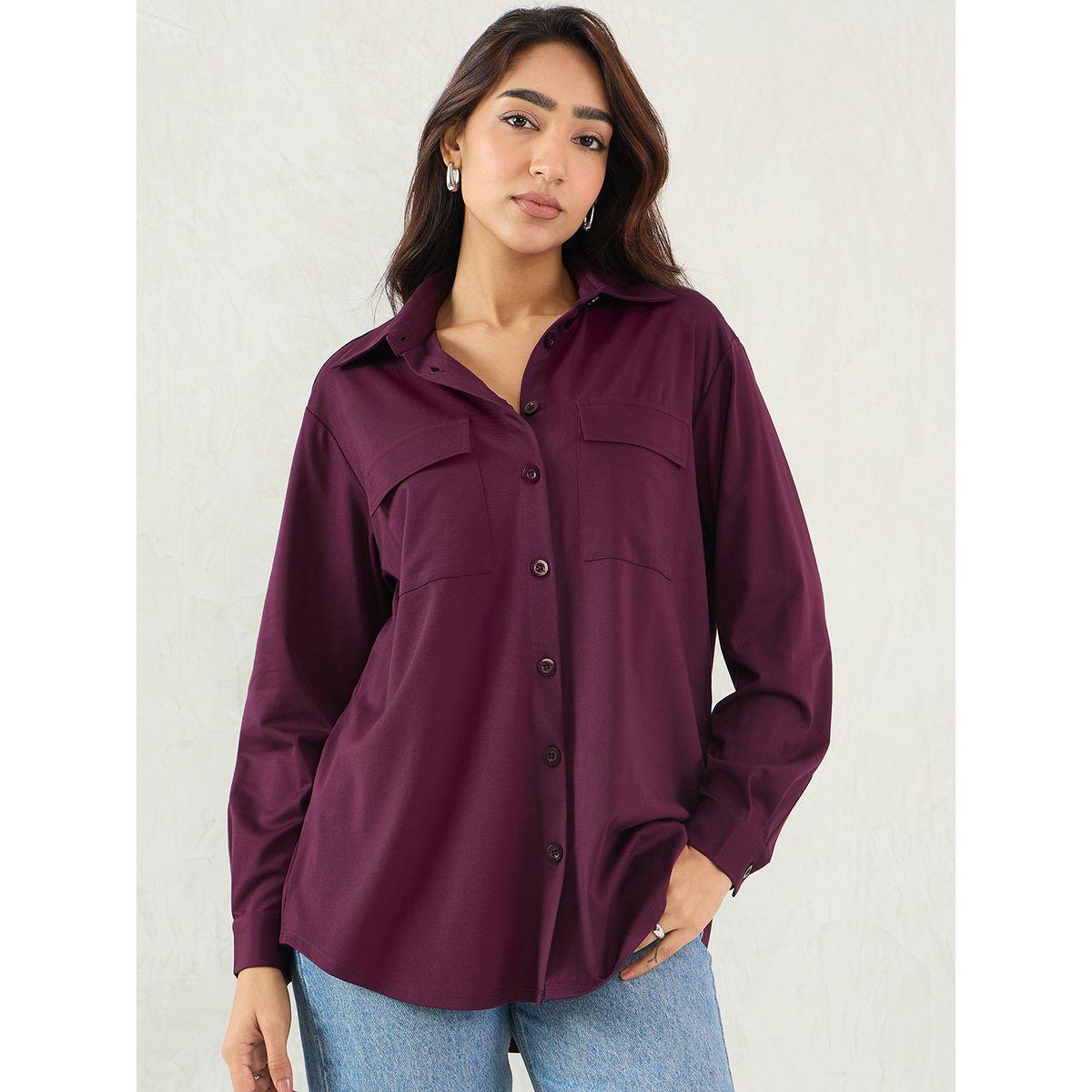 جاكيت فضفاض بتفاصيل جيوب-women-winterwear-coatsandjackets-jackets-image-1