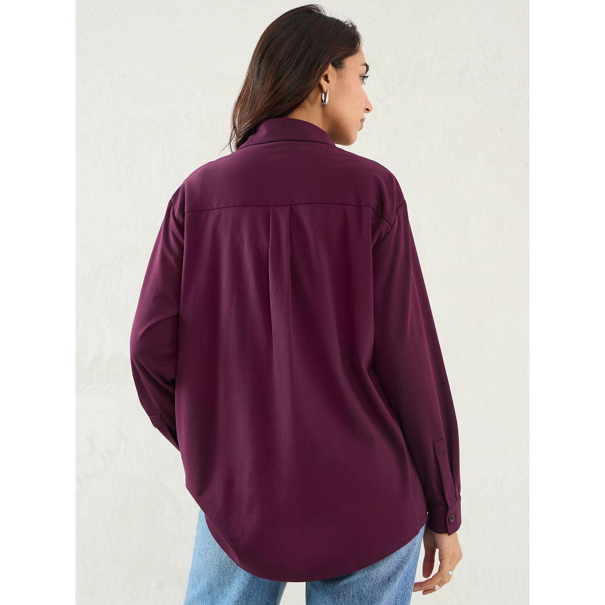 Femmella Oversized Shacket with Flap Pocket-women-winterwear-coatsandjackets-jackets-image-2