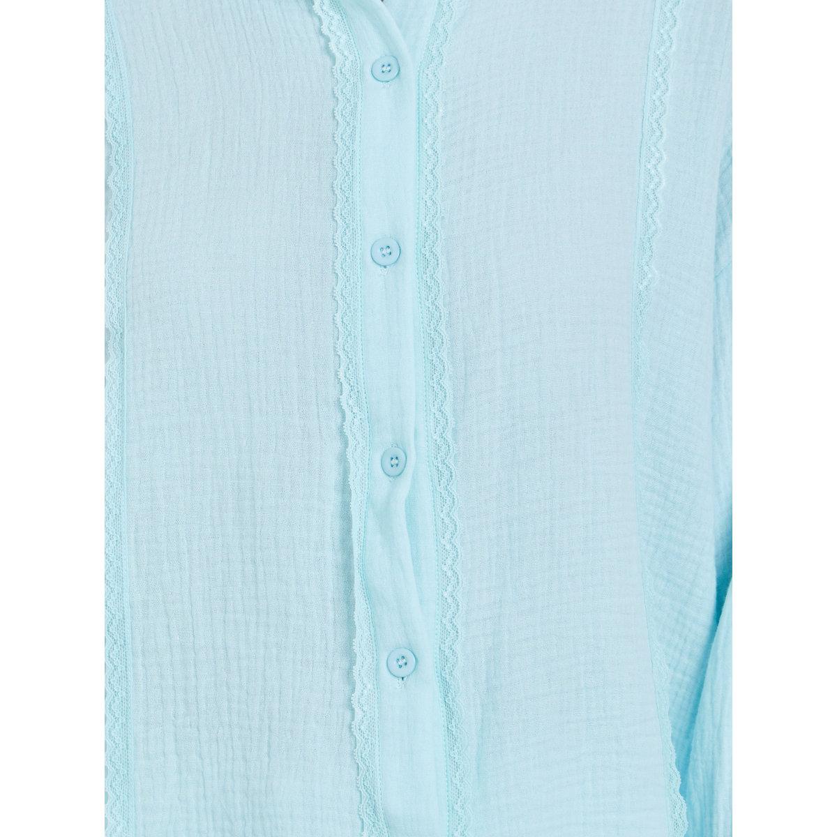 Styli Solid Lace Trim Buttoned Oversized Shirt-women-clothing-shirtsandblouses-shirts-image-3