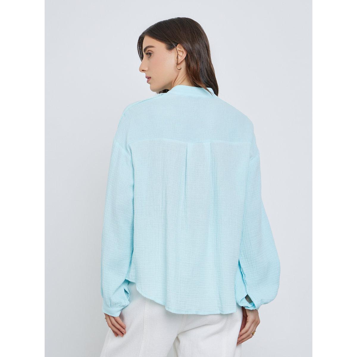 Styli Solid Lace Trim Buttoned Oversized Shirt-women-clothing-shirtsandblouses-shirts-image-4