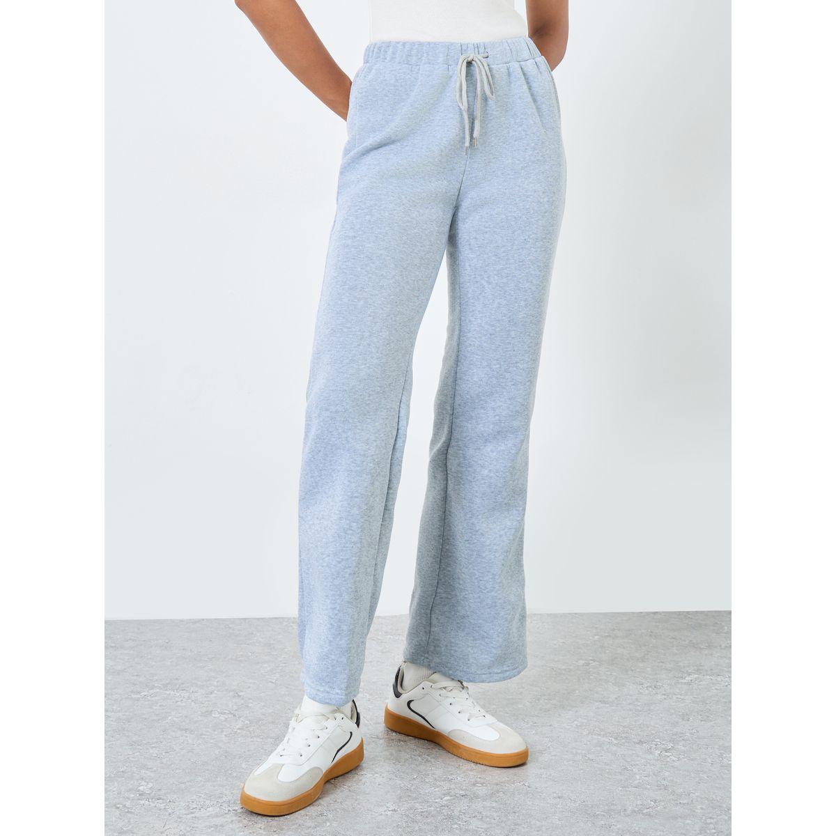 Styli Women Solid Pants with Drawstring Waist-women-clothing-bottoms-trousers-image-2