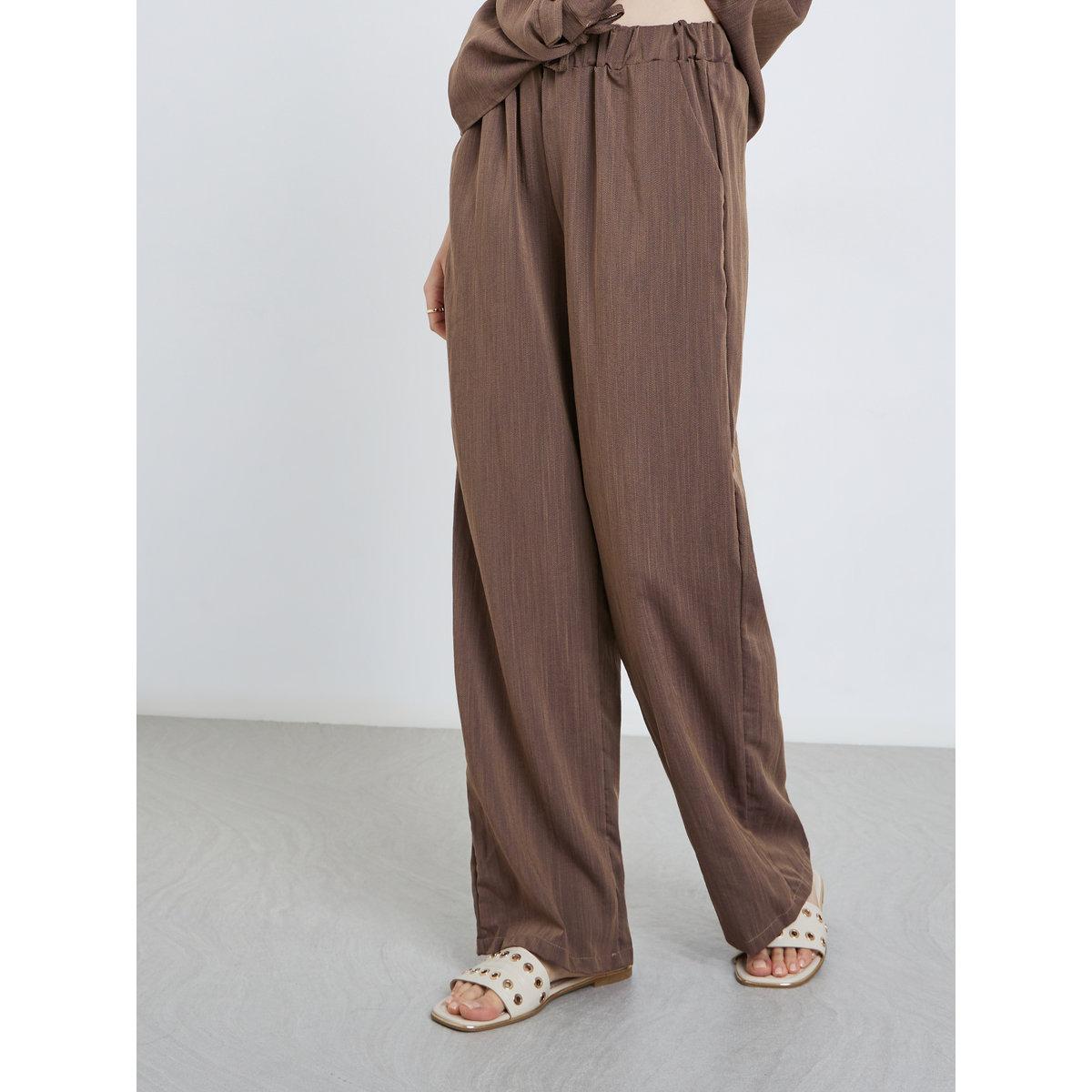 Styli Knotted Detail Buttoned Shirt and Pants Co-Ords-women-clothing-coordsets-image-5