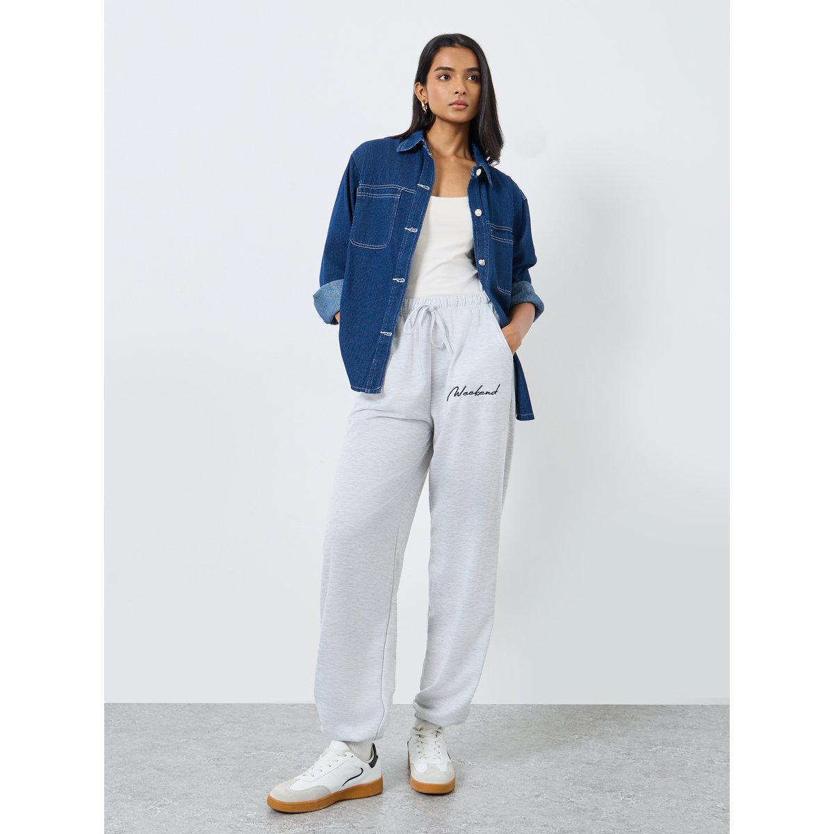 Styli Embroidered Relaxed Fit Joggers-women-clothing-bottoms-joggers-image-1