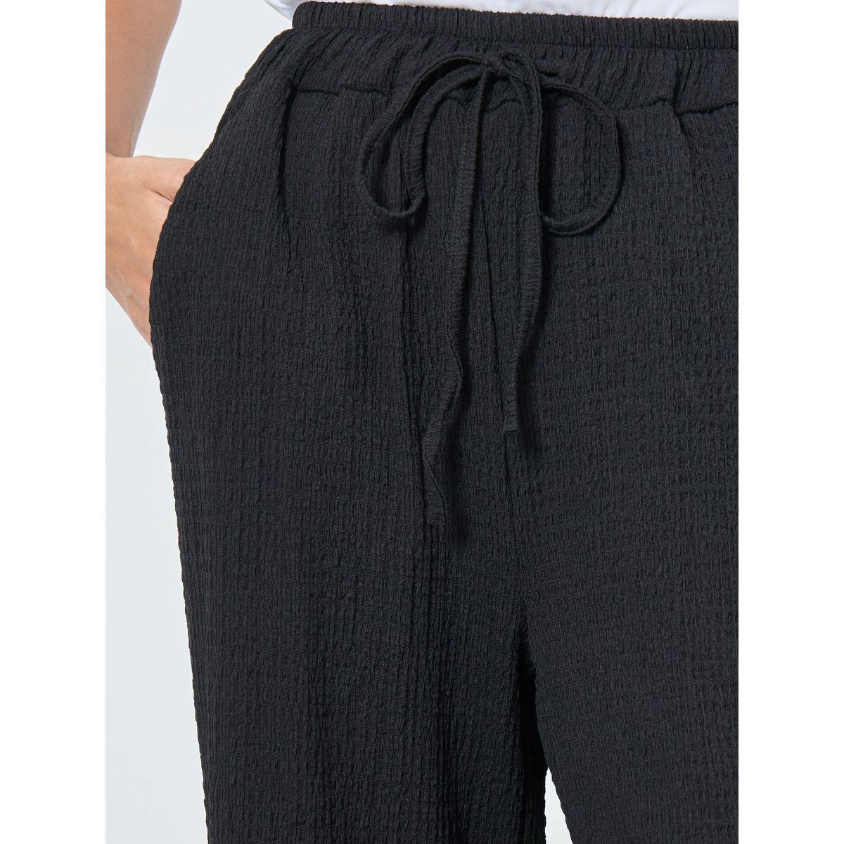 بنطال بقصة أرجل واسعة مع أربطة-women-clothing-bottoms-trousers-image-3