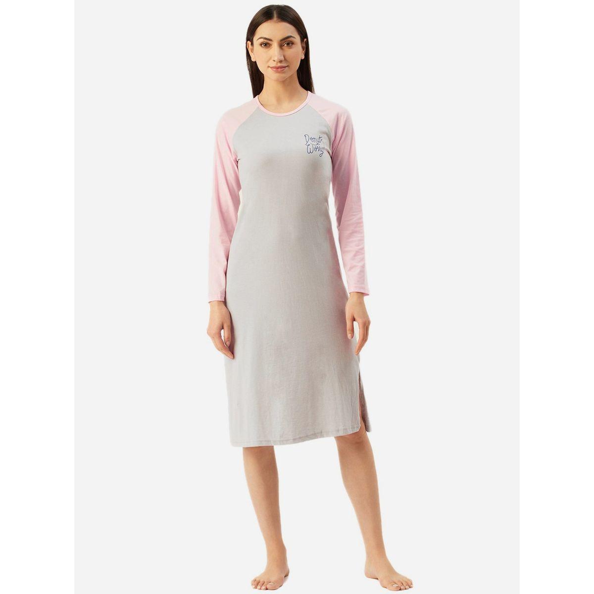 طقم من بلوزة تويد وتنورة-women-clothing-nightwear-nighties-image-1