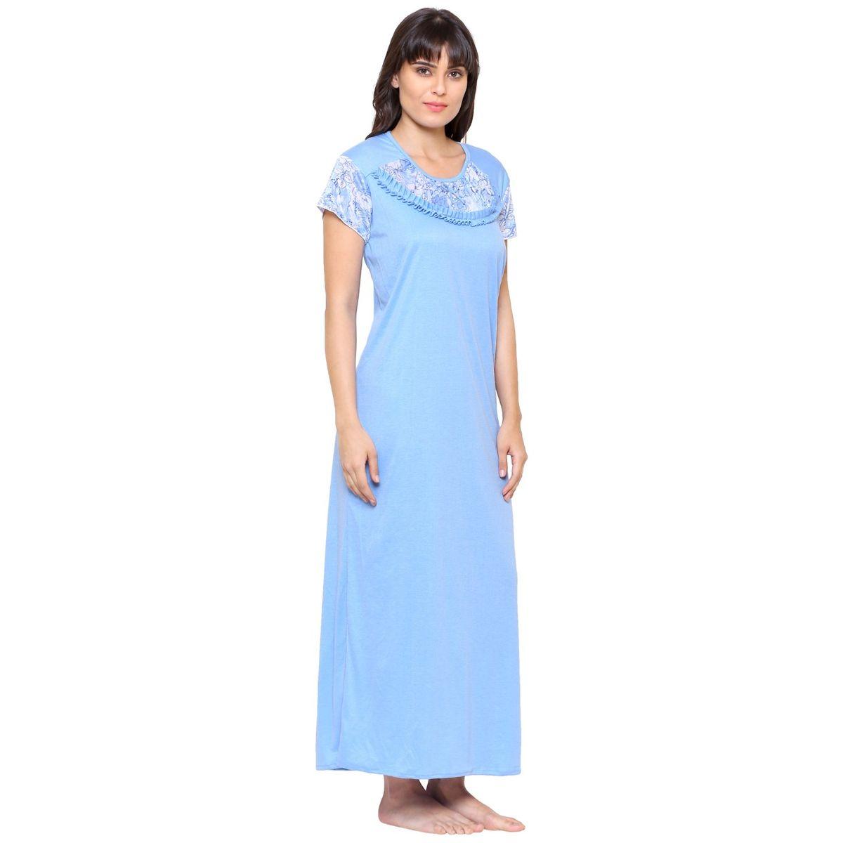 قميص نوم بأكمام قصيرة-women-clothing-nightwear-nighties-image-2