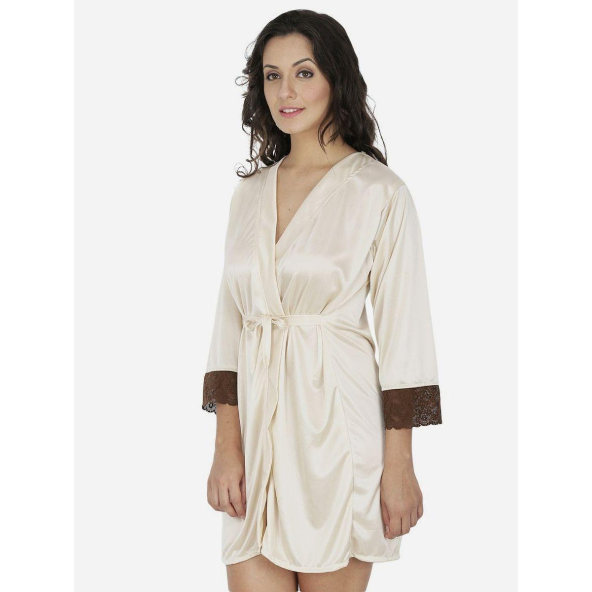 KLAMOTTEN X Styli Lace Trim Belted Robe-women-clothing-nightwear-robes-image-2