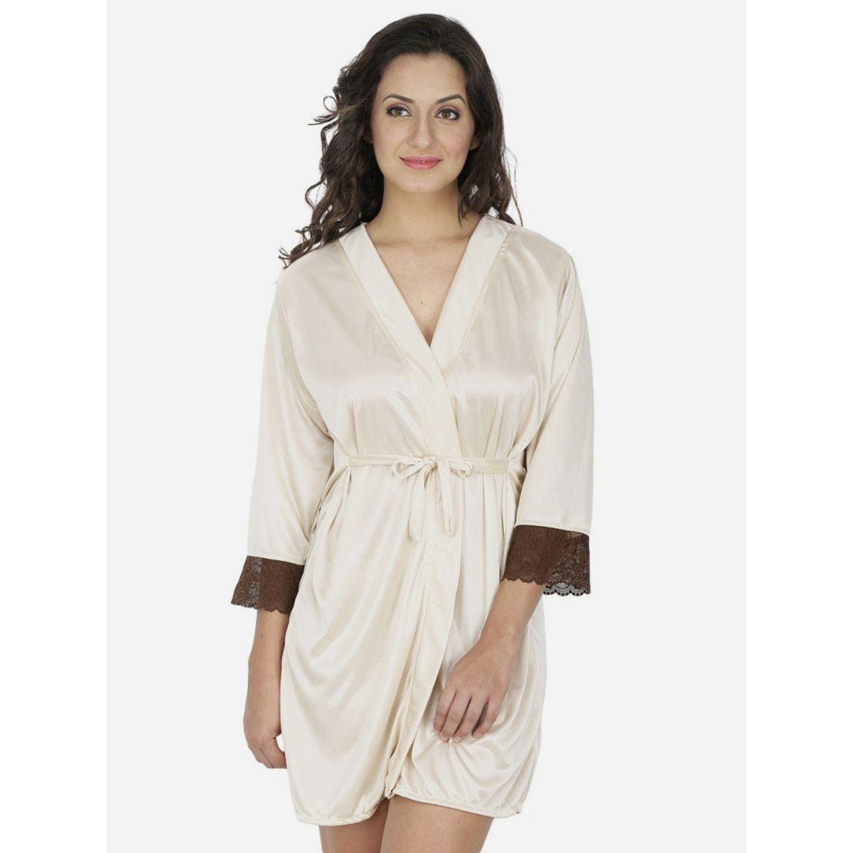 KLAMOTTEN X Styli Lace Trim Belted Robe-women-clothing-nightwear-robes-image-4