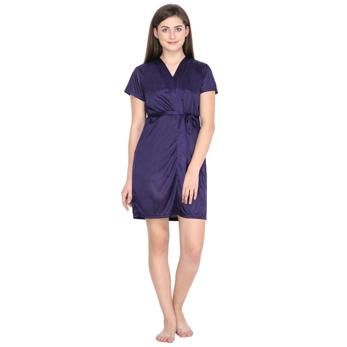 روب ساتان بأكمام قصيرة-women-clothing-nightwear-robes-image-1