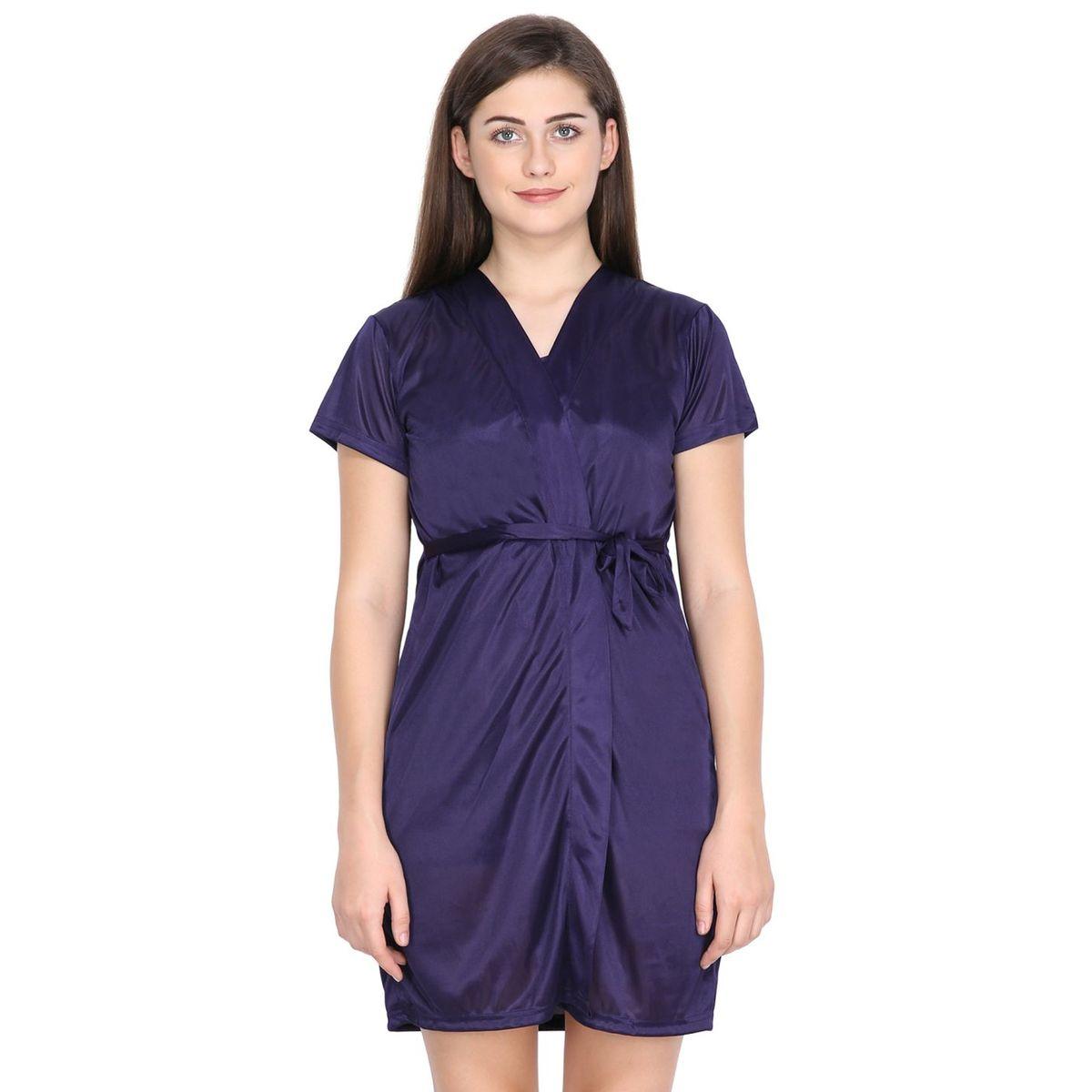 روب ساتان بأكمام قصيرة-women-clothing-nightwear-robes-image-2