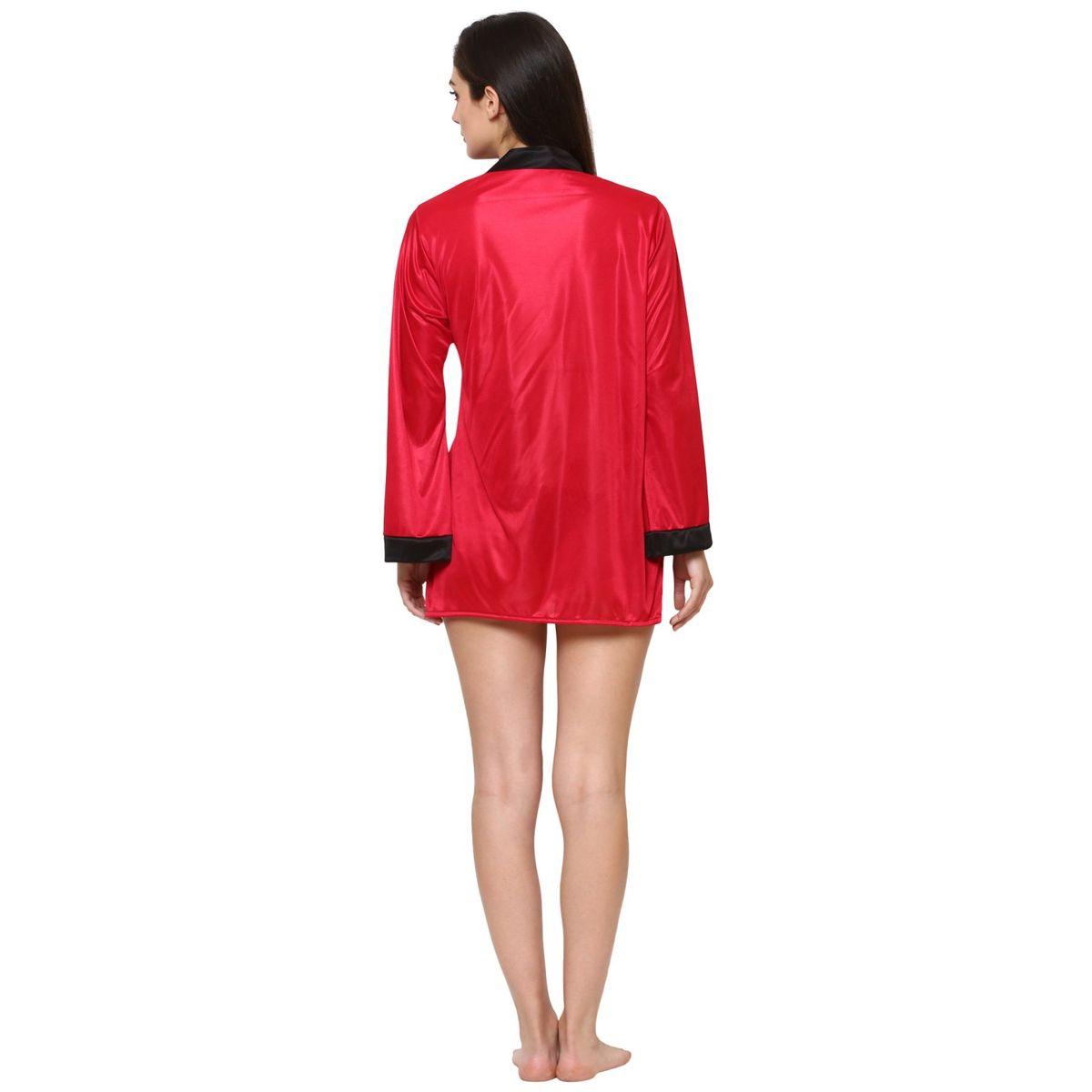 روب ساتان بأكمام طويلة-women-clothing-nightwear-robes-image-4
