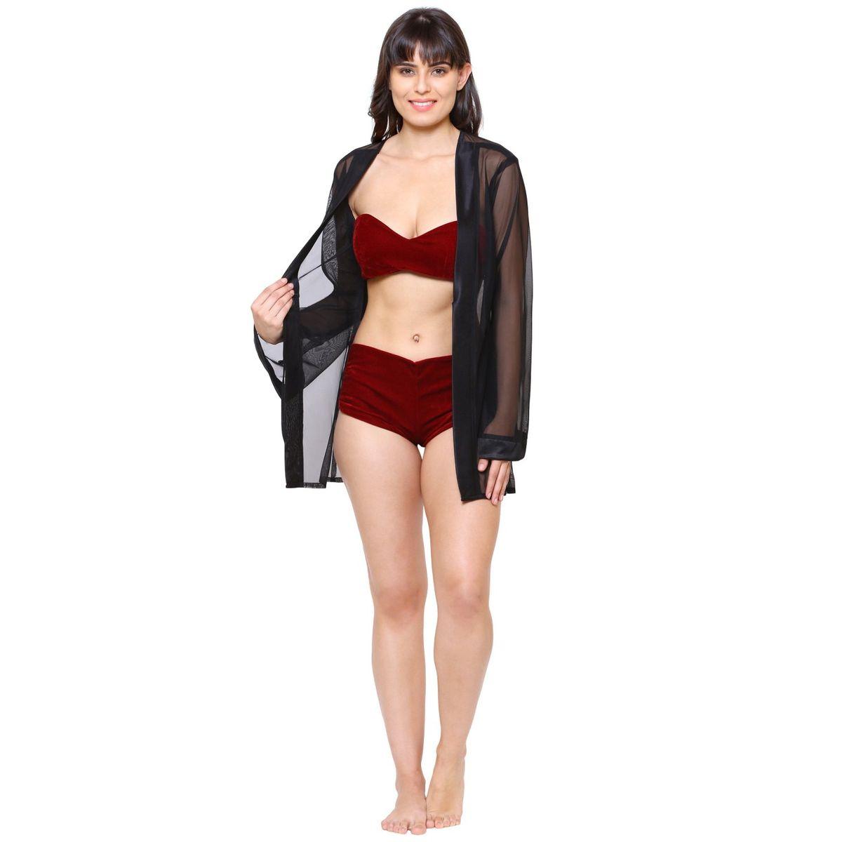 طقم بيكيني وروب شفاف-women-clothing-nightwear-robes-image-5