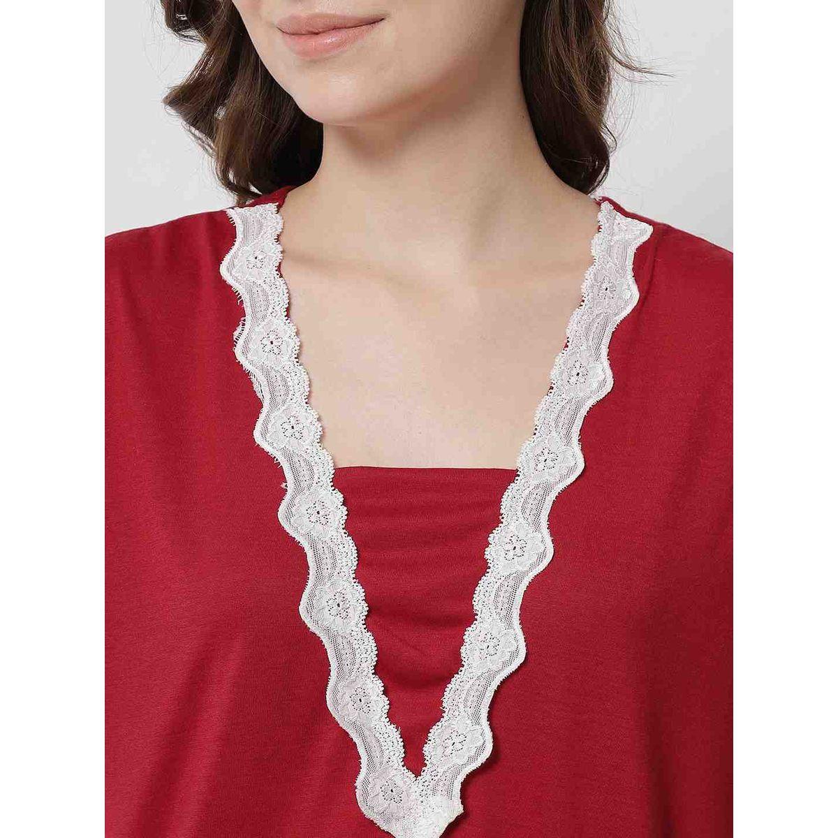 قميص نوم بحواف دانتيل-women-clothing-nightwear-nighties-image-4