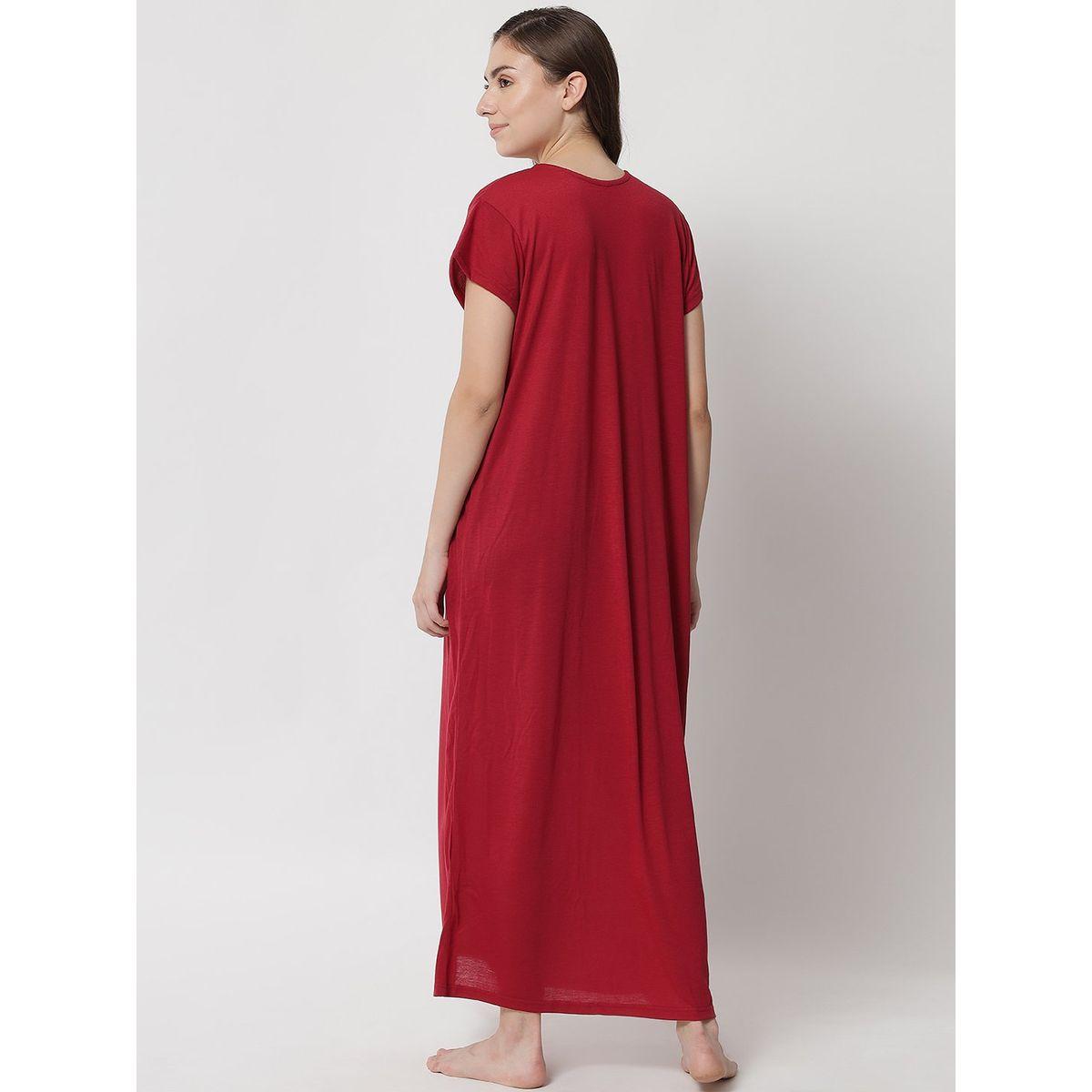 قميص نوم بحواف دانتيل-women-clothing-nightwear-nighties-image-5