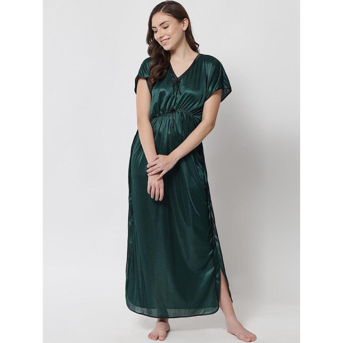 قميص نوم قفطان ساتان-women-clothing-nightwear-nighties-image-1