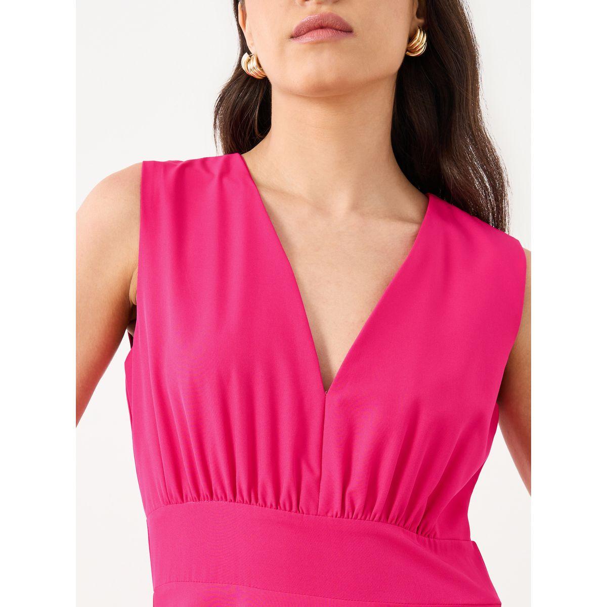 فستان طويل سادة بدون أكمام-women-clothing-dresses-image-4