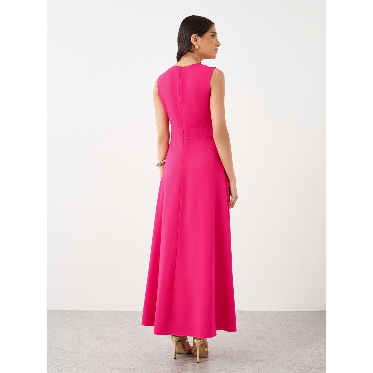 فستان طويل سادة بدون أكمام-women-clothing-dresses-image-5