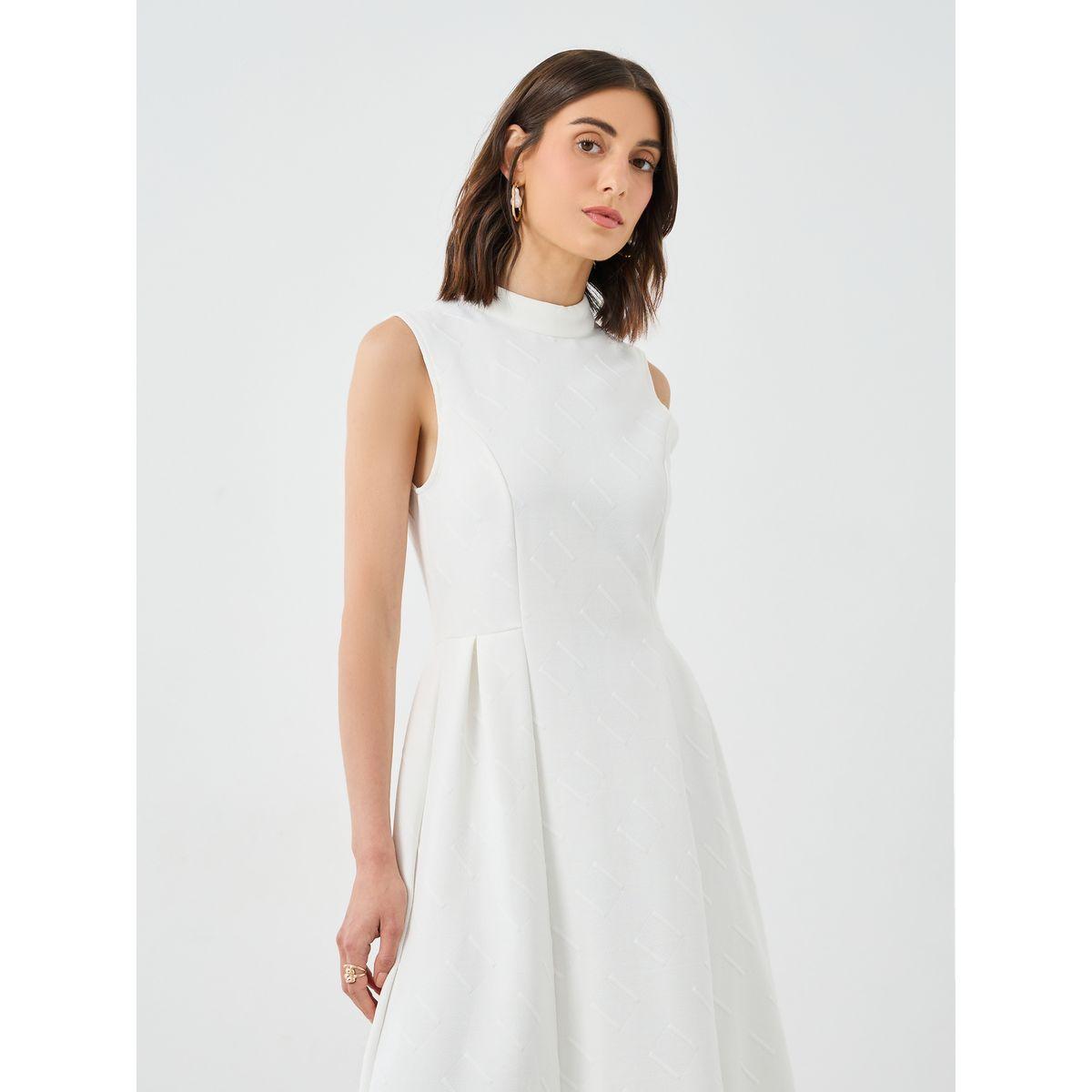 فستان ميدي سادة بدون أكمام-women-clothing-dresses-image-3