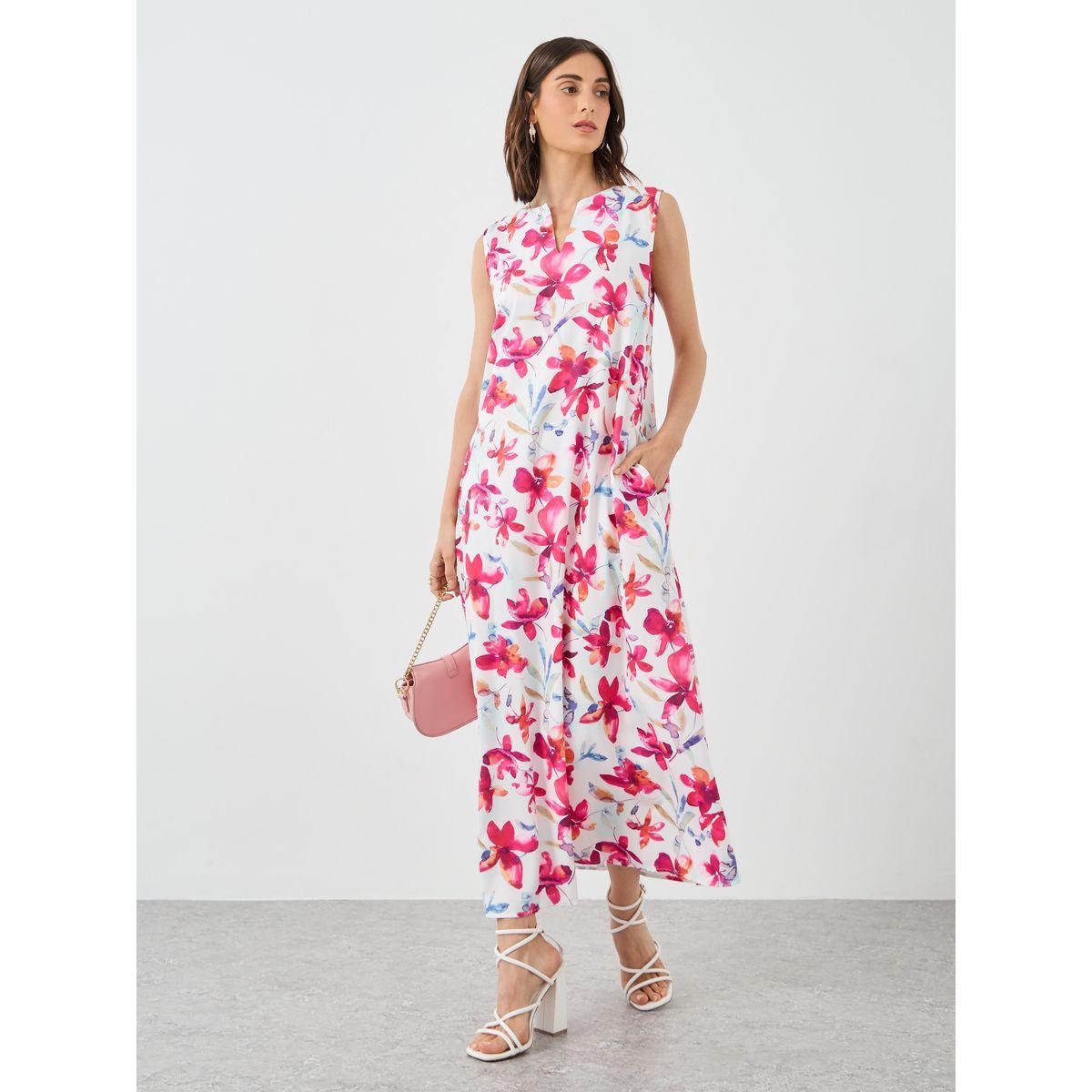 فستان طويل بلا أكمام مع حافة واسعة-women-clothing-dresses-image-2