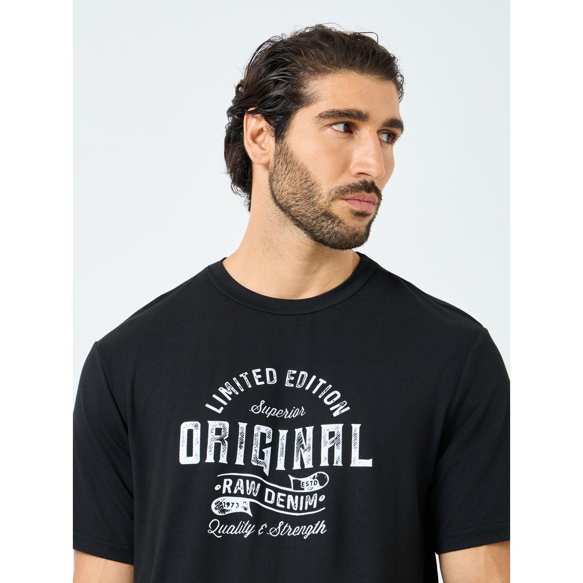Styli Black Graphic Print Round Neck T-Shirt-men-clothing-tshirtsandpolos-tshirts-image-3