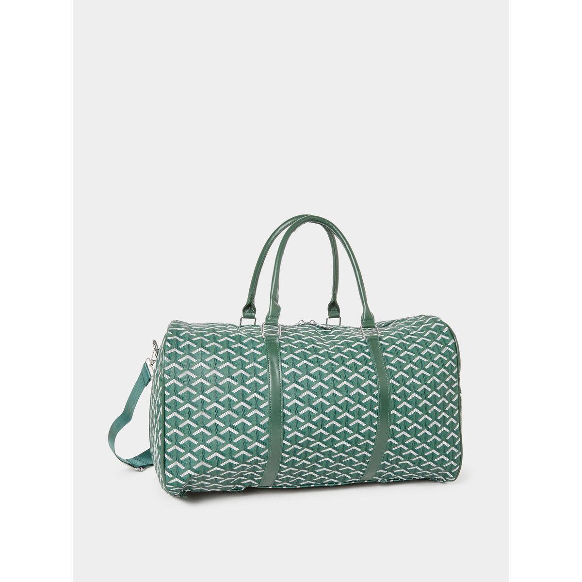 Styli Green Pattern Gym Duffel Bag-women-bagsandwallets-handbags-image-1