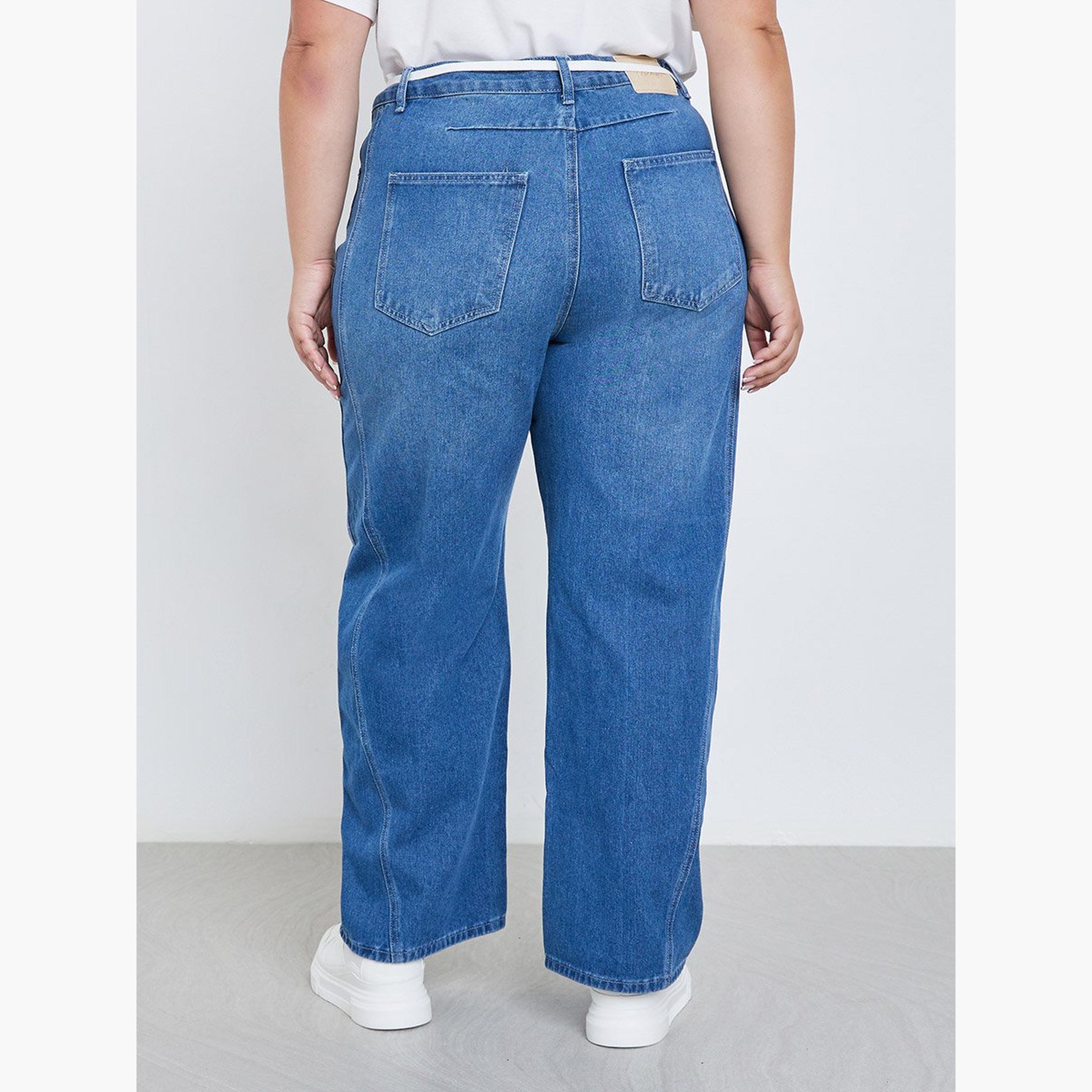 Styli Plus Mid Rise Faded Jeans-women-clothing-bottoms-jeans-image-4