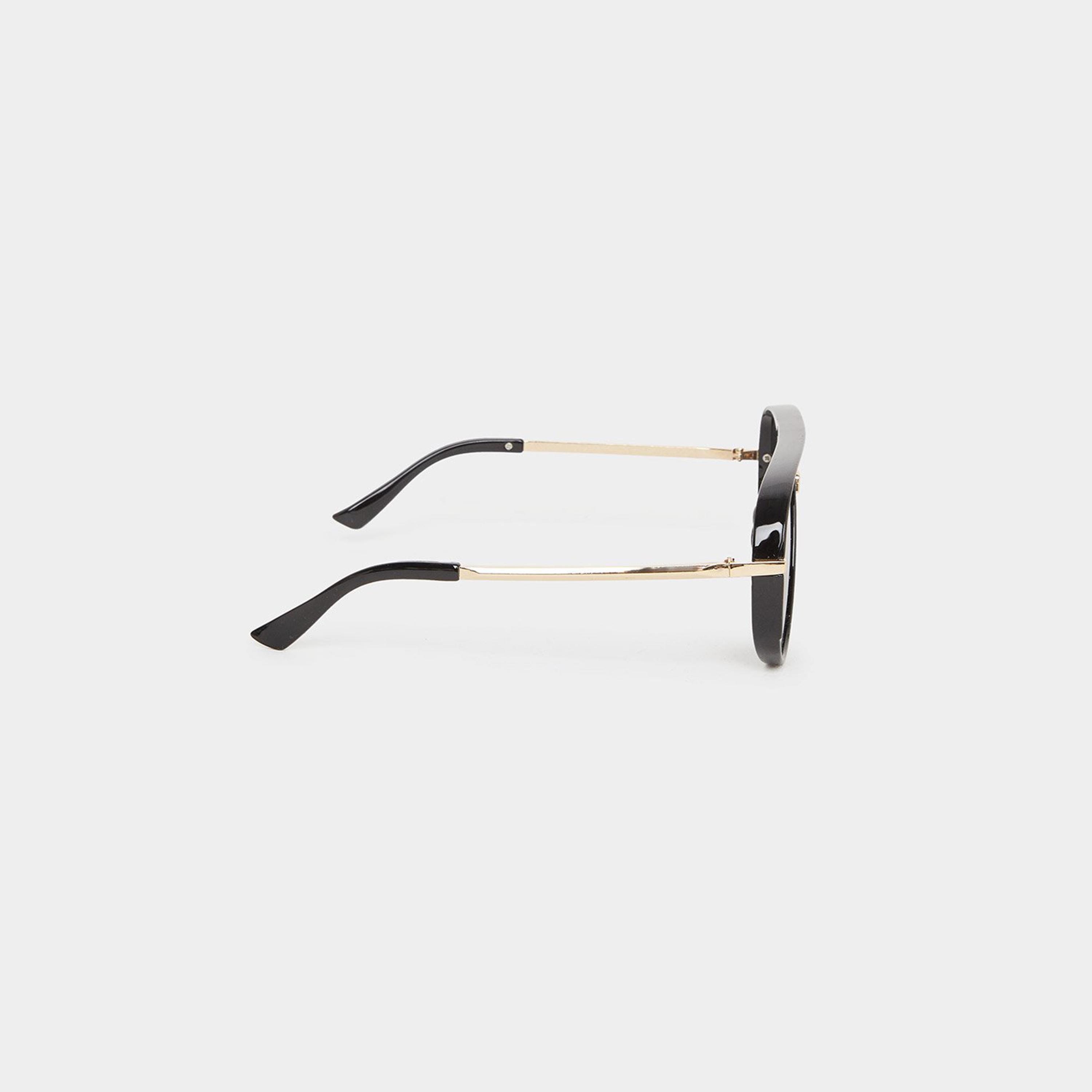 Styli Black Aviator Sunglasses-women-sunglasses-image-4