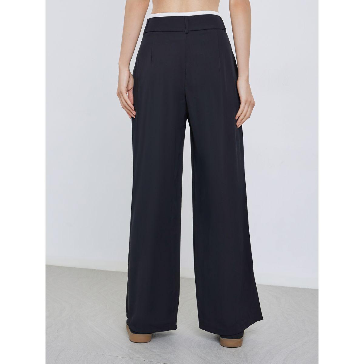 بنطال بأرجل واسعة مع درزات بتفاصيل مُتباينة-women-clothing-bottoms-trousers-image-4