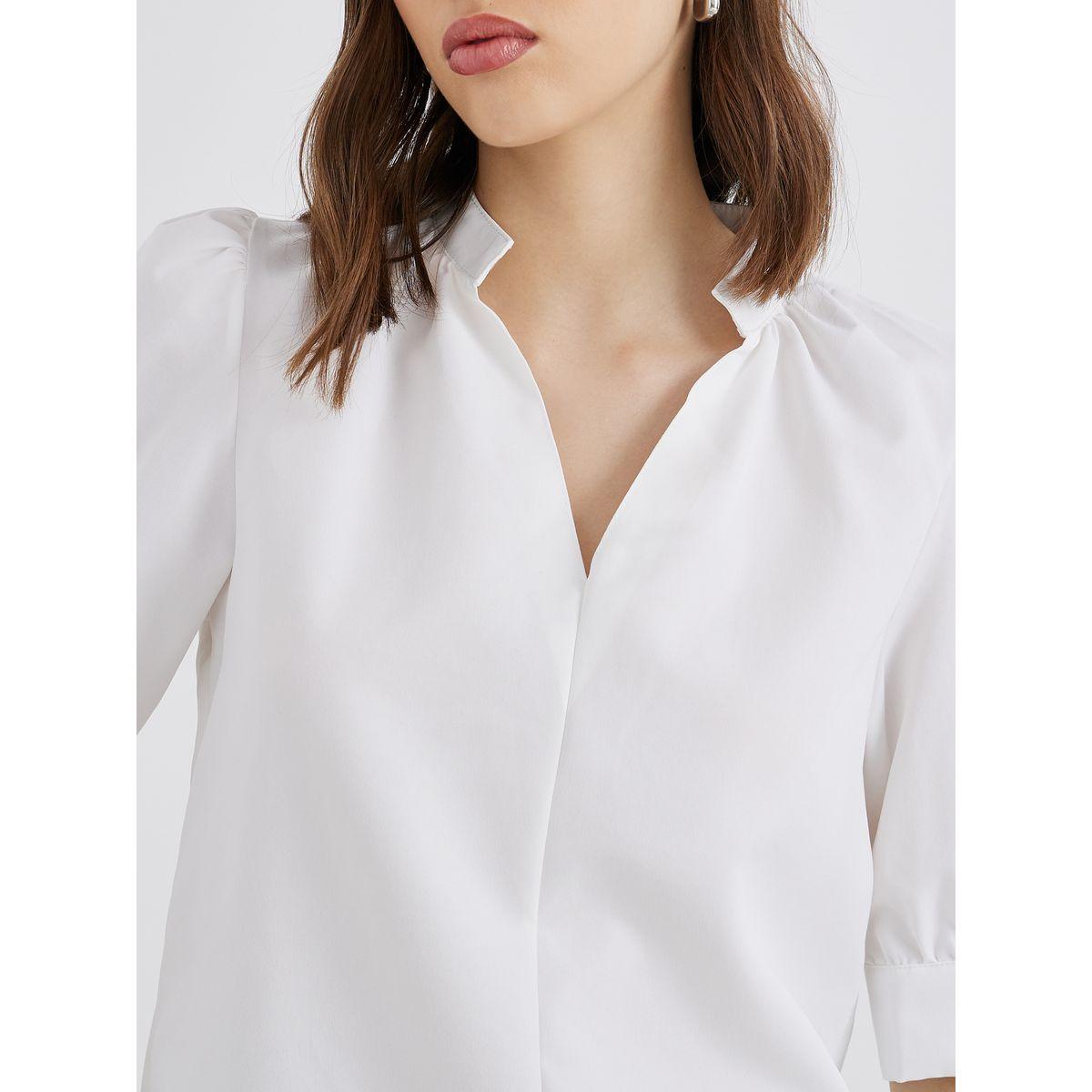 Styli Women White Puff Sleeve Blouse-women-clothing-shirtsandblouses-blouses-image-4